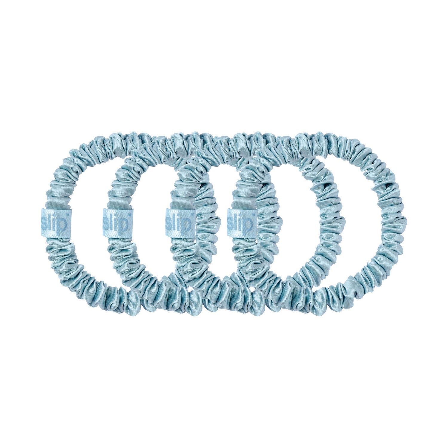 Image of an open Slip Skinny Scrunchies variant: Sky Blue