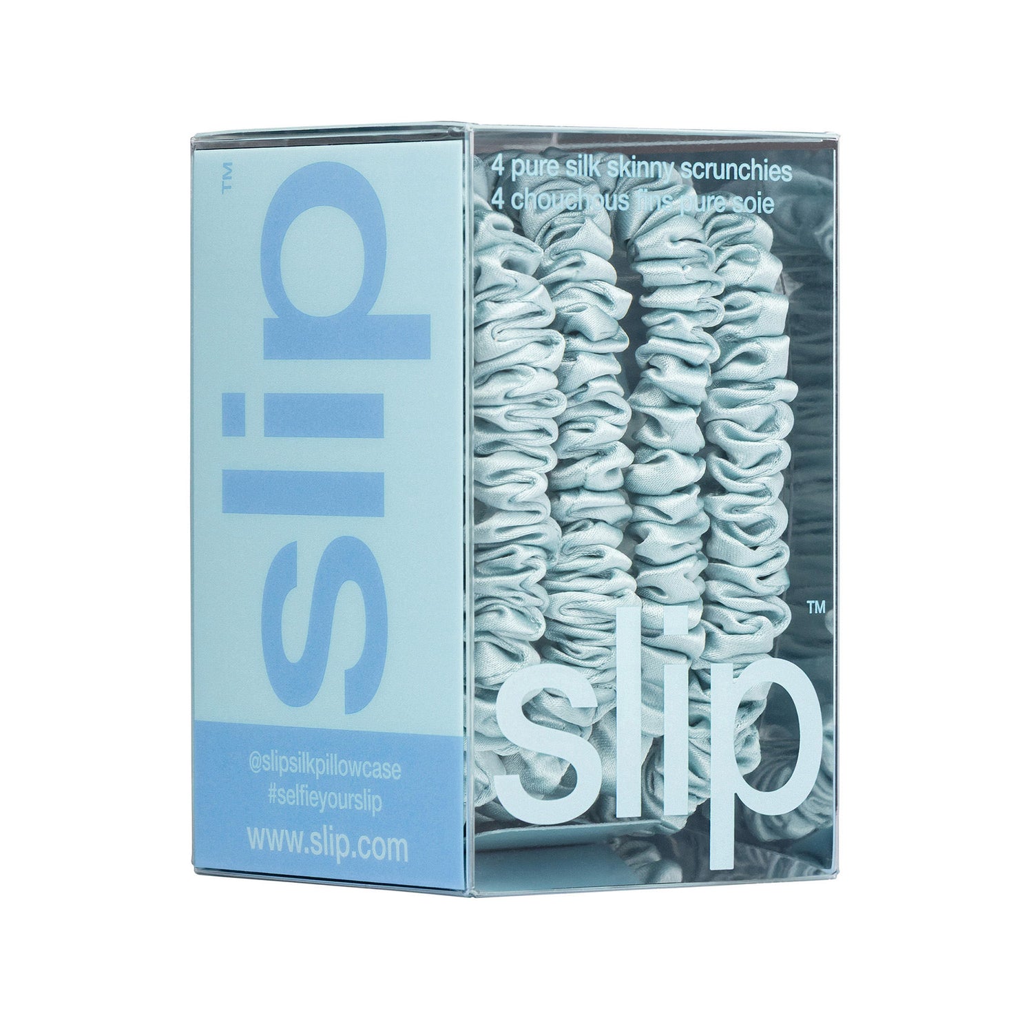 Image of the Slip Skinny Scrunchies variant: Sky Blue box