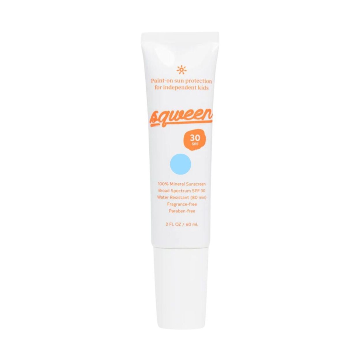 Sqween SunPaint 100% Mineral Broad Spectrum SPF 30 variant: Sky Blue Sheer Matte main image