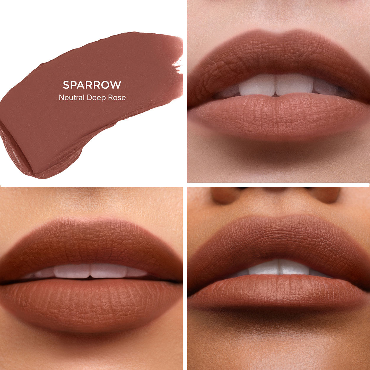 Swatch image of Hourglass Unlocked Soft Matte Lipstick variant: Sparrow 350