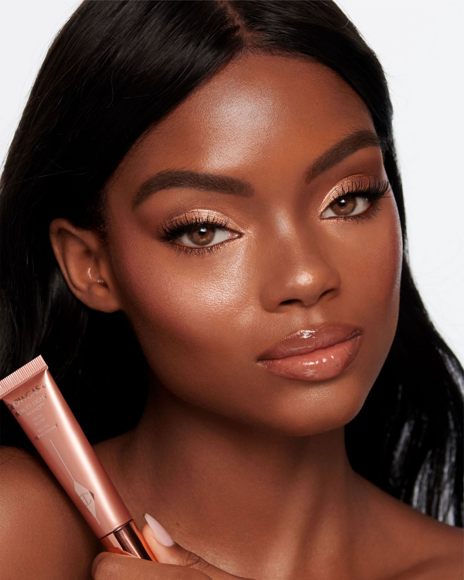 Model image of Charlotte Tilbury Beauty Light Wand variant: Spotlight