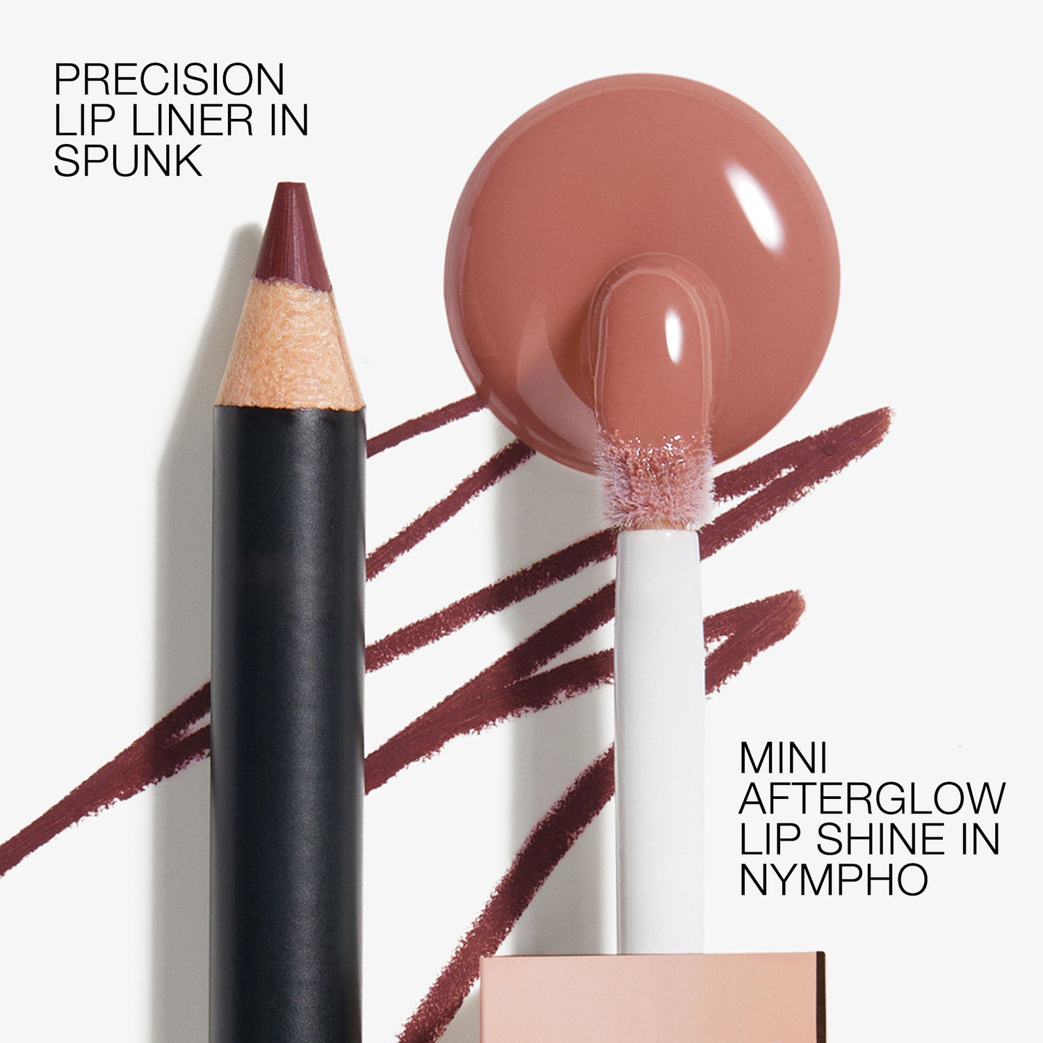 Model image of Nars Line & Shine Lip Duo (Limited Edition) variant: Spunk / Nympho