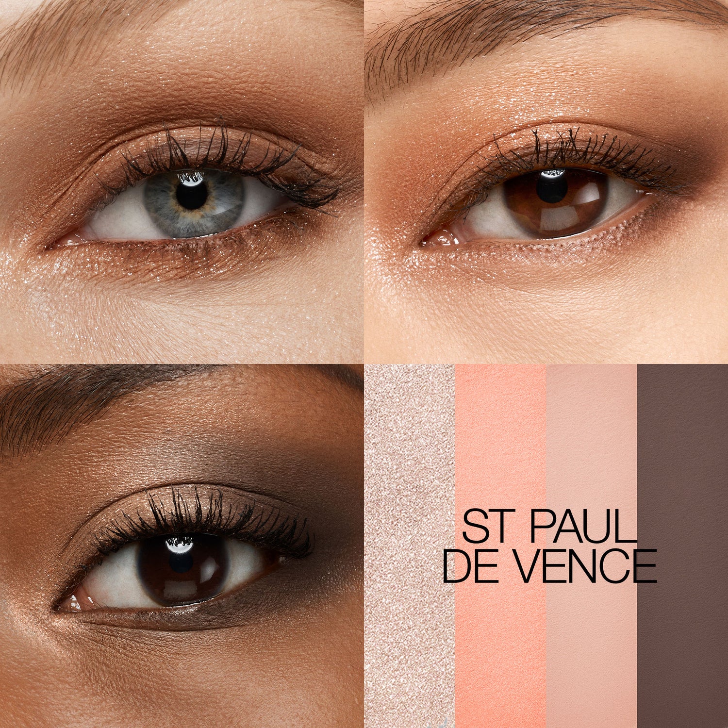 Model image of Nars Quad Eyeshadow variant: St Paul De Vence