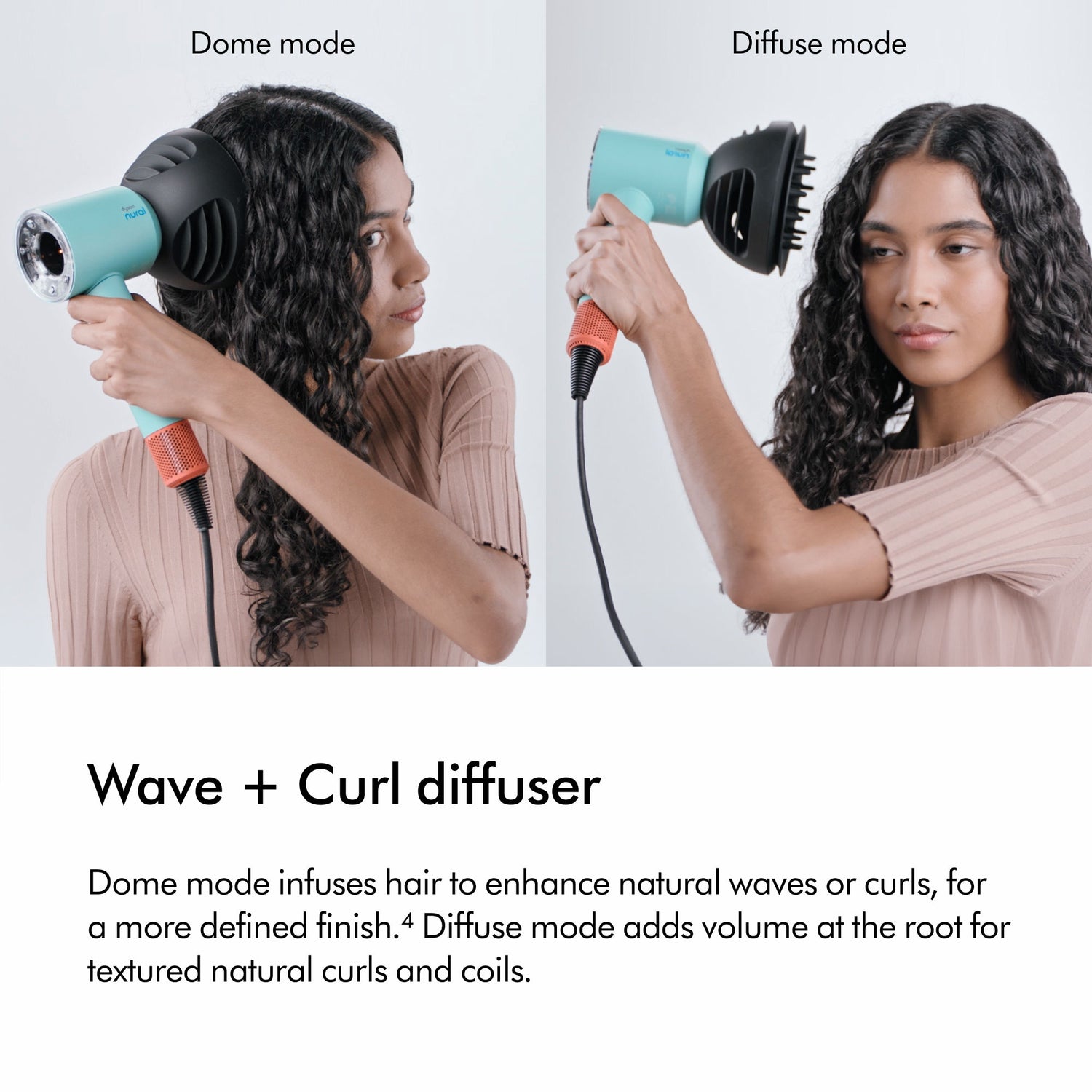 Lifestyle image of Dyson Supersonic Nural Hair Dryer variant: Strawberry Bronze and Blush Pink (Special Edition)