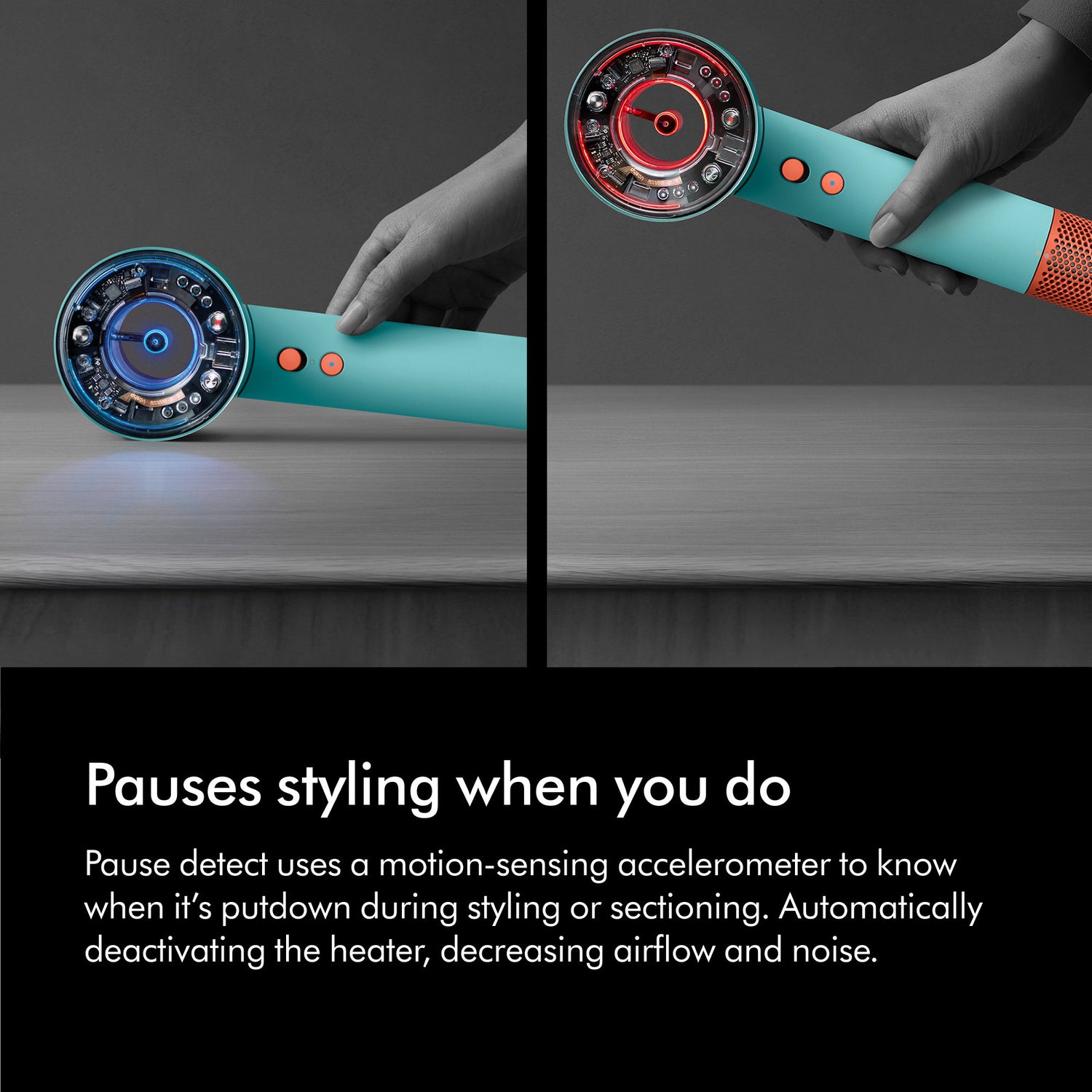 Lifestyle image of Dyson Supersonic Nural Hair Dryer variant: Strawberry Bronze and Blush Pink (Special Edition)