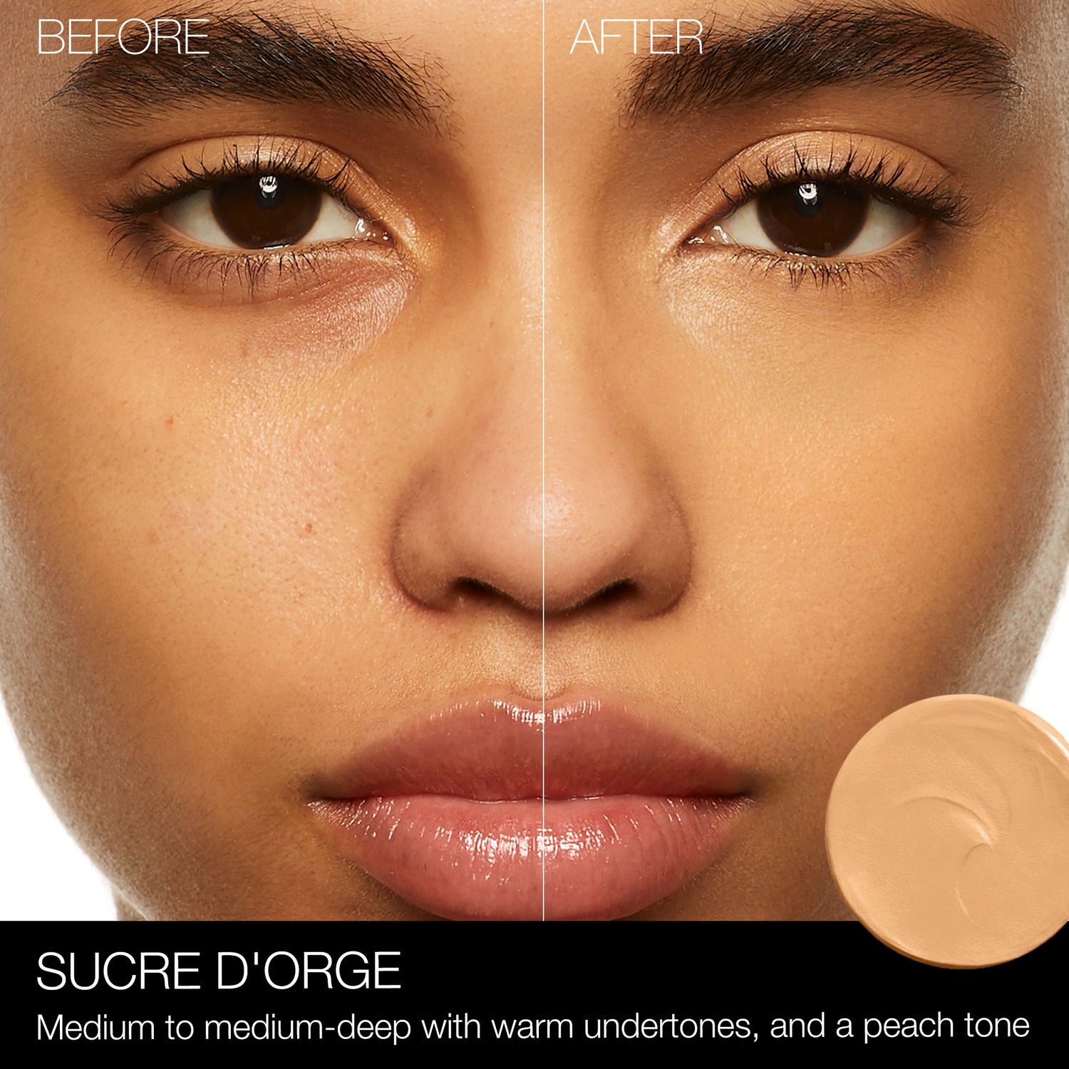 Model image of Nars Soft Matte Complete Concealer variant: Sucre D'Orge