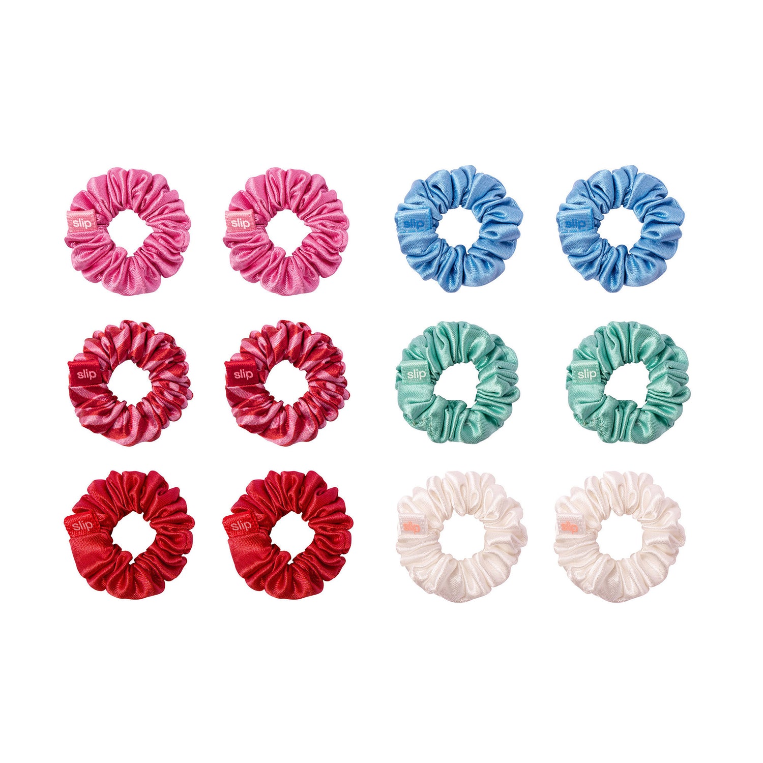 Image of an open Slip Pure Silk Minnie Scrunchies variant: Sundown (Limited Edition)