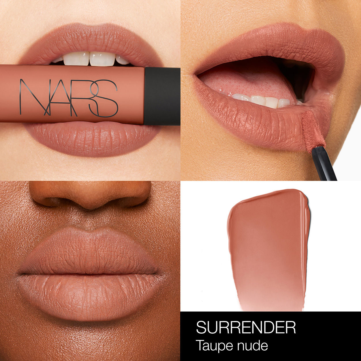 Model image of Nars Air Matte Lip Color variant: Surrender