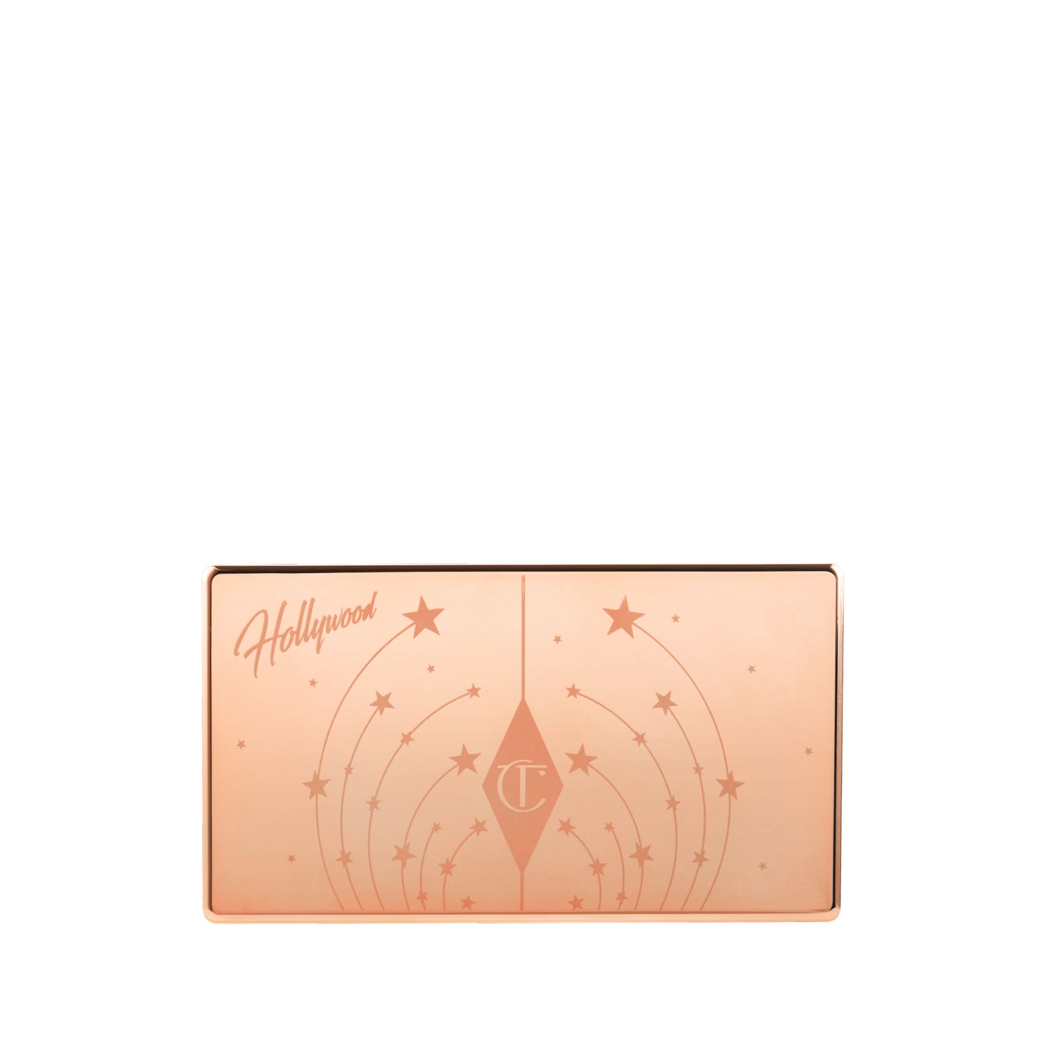 Image of a closed Charlotte Tilbury Mini Hollywood Blush and Glow variant: Tan to Deep