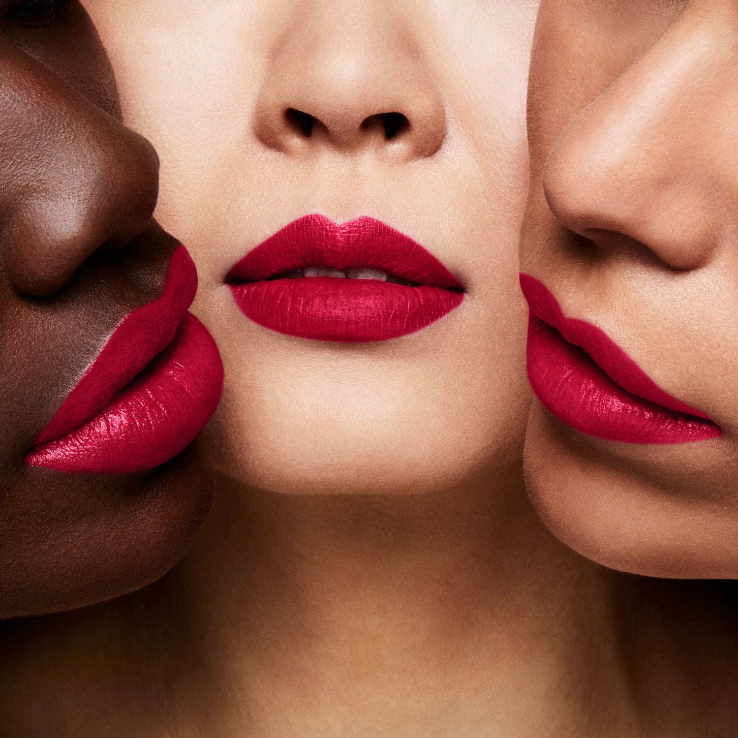 Model image of Tom Ford Liquid Lip Luxe Matte variant: Temptress