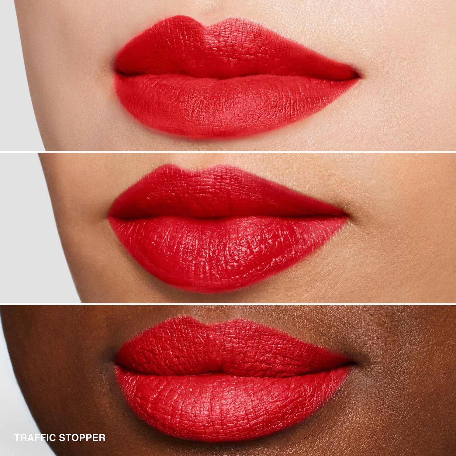 Model image of Bobbi Brown Luxe Matte Lipstick variant: Traffic Stopper