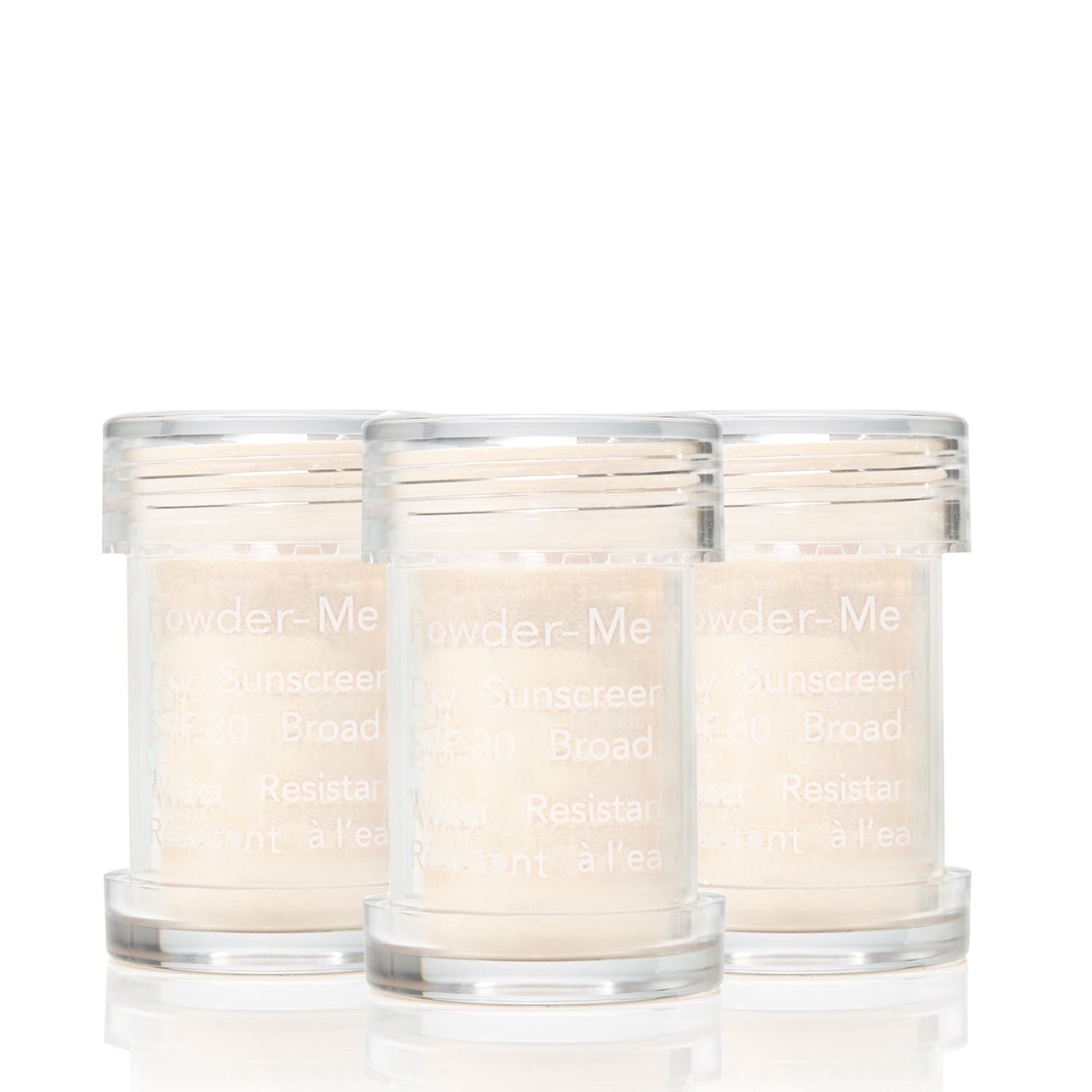 Image of an open Jane Iredale Powder-Me Dry Sunscreen SPF 30 variant: Transparent