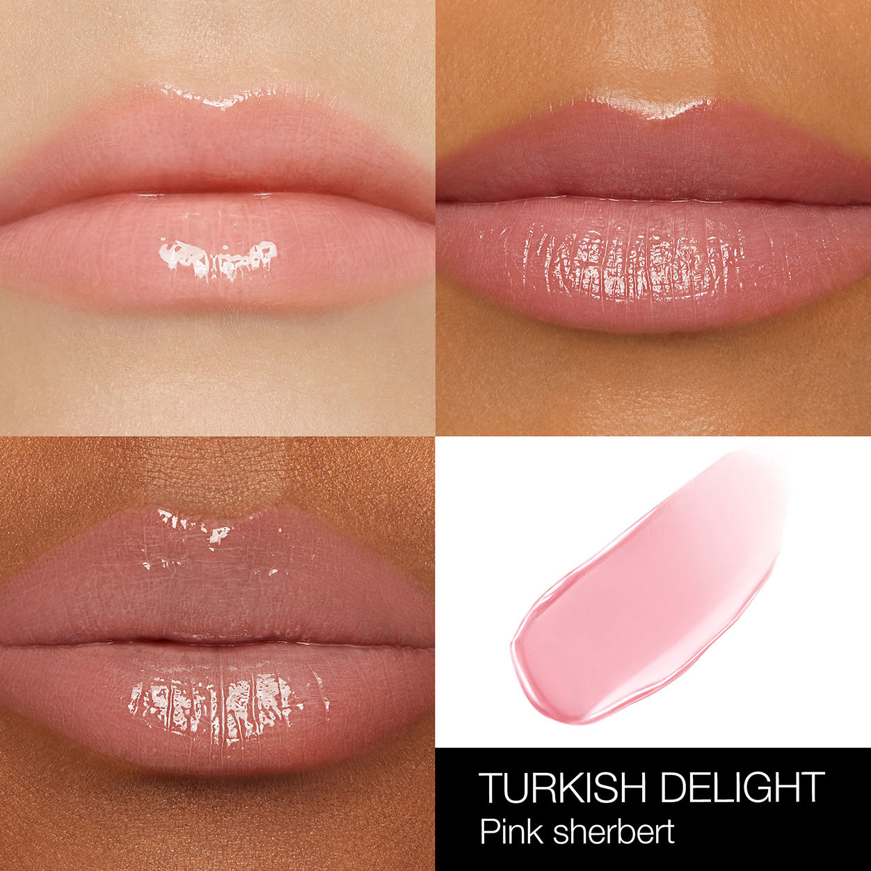 Model image of Nars Afterglow Lip Shine variant: Turkish Delight