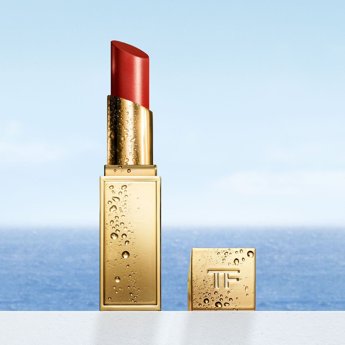 Lifestyle image of Tom Ford Soleil Lip Balm variant: Uninhibited