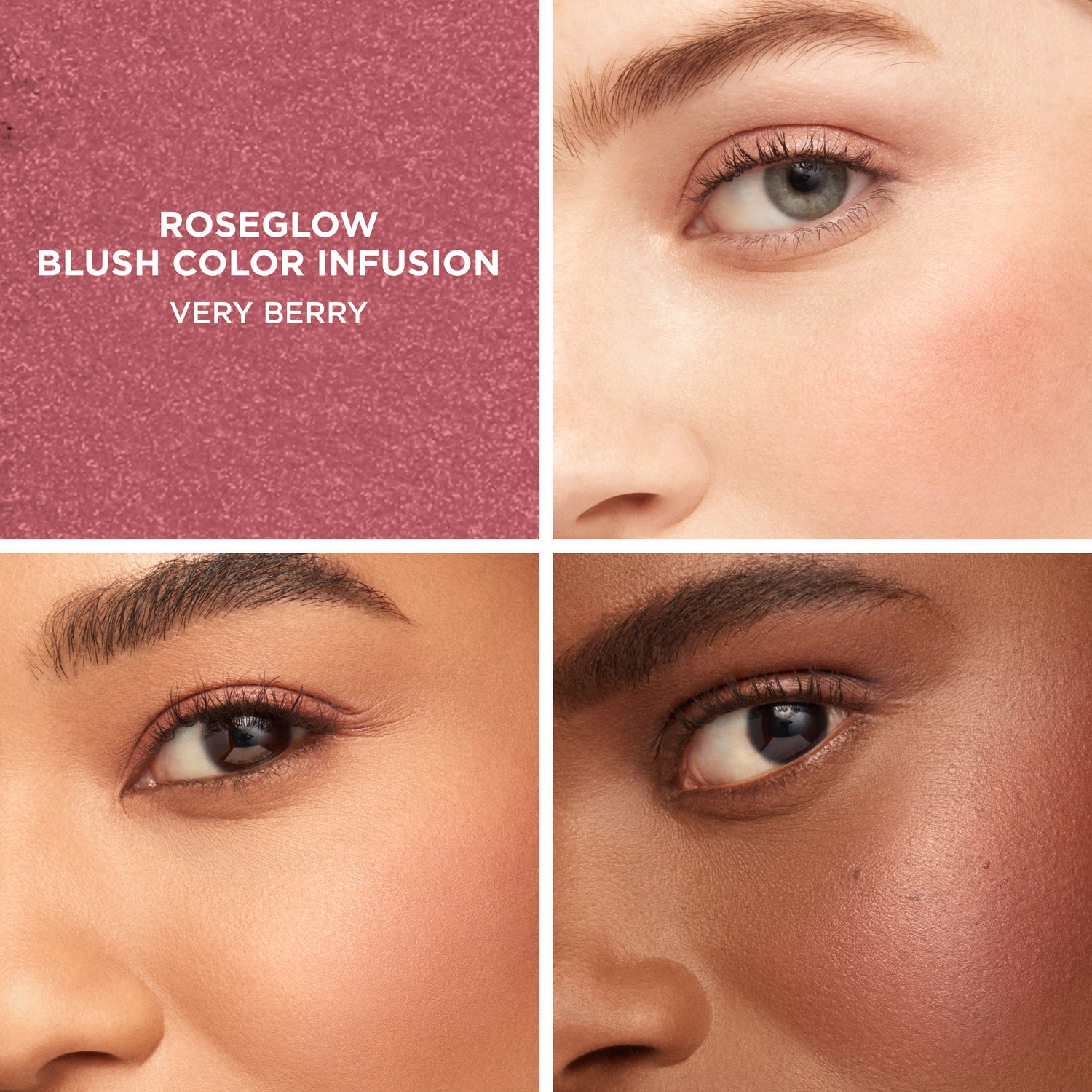 Model image of Laura Mercier RoseGlow Blush Color Infusion variant: Very Berry
