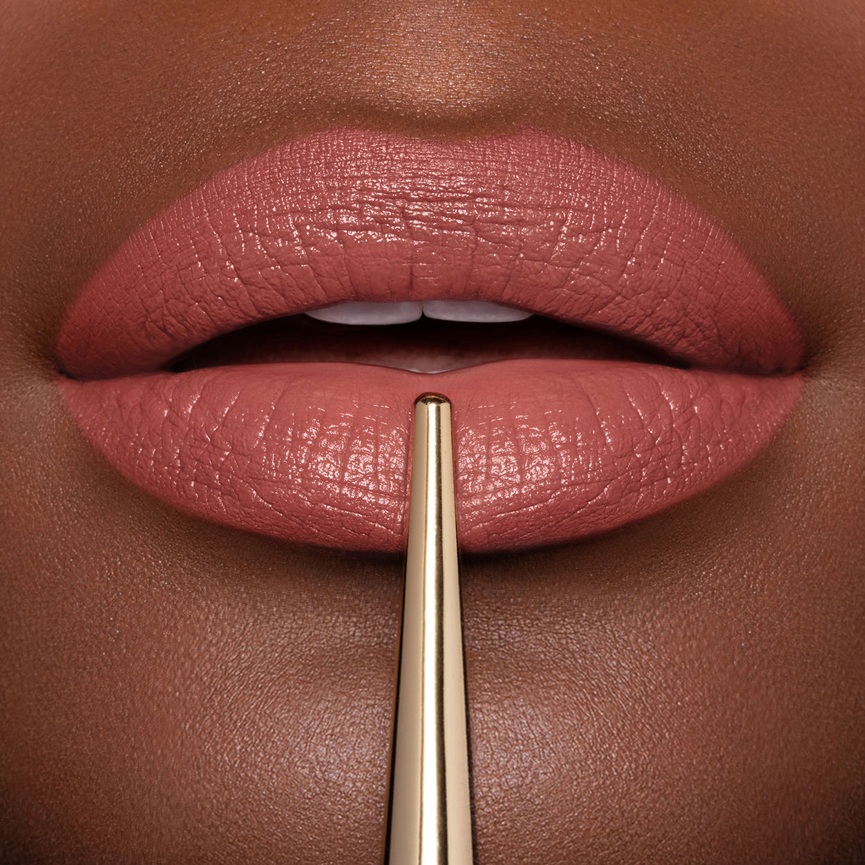 Model image of Hourglass Confession Ultra Slim High Intensity Lipstick Refill variant: WHEN I WAS