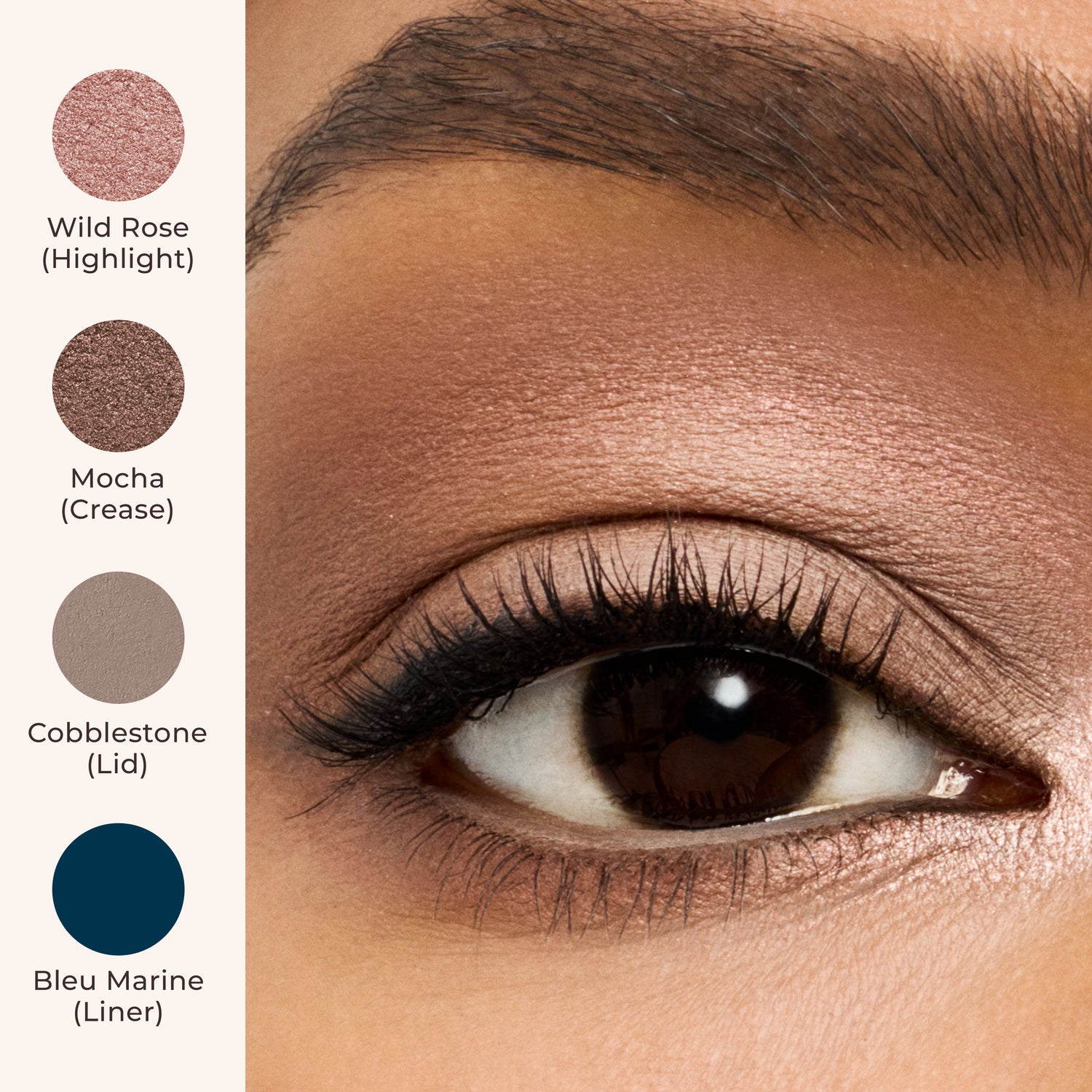 Model image of Laura Mercier Caviar Stick Eyeshadow variant: Wild Rose