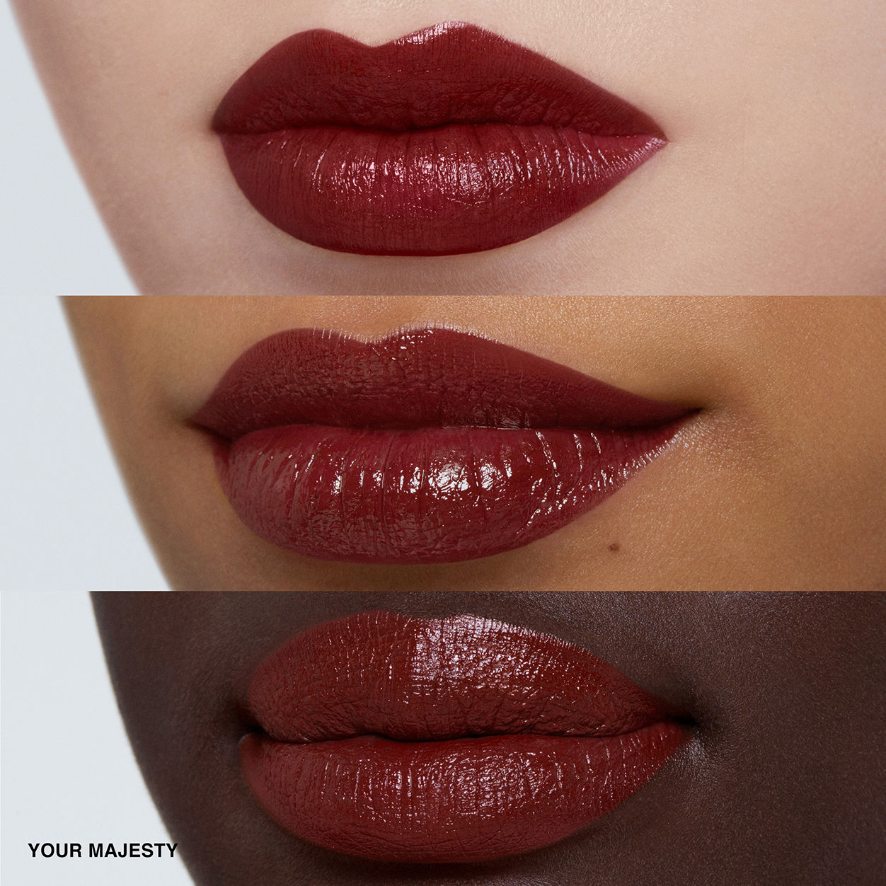 Model image of Bobbi Brown Luxe Lipstick variant: Your Majesty