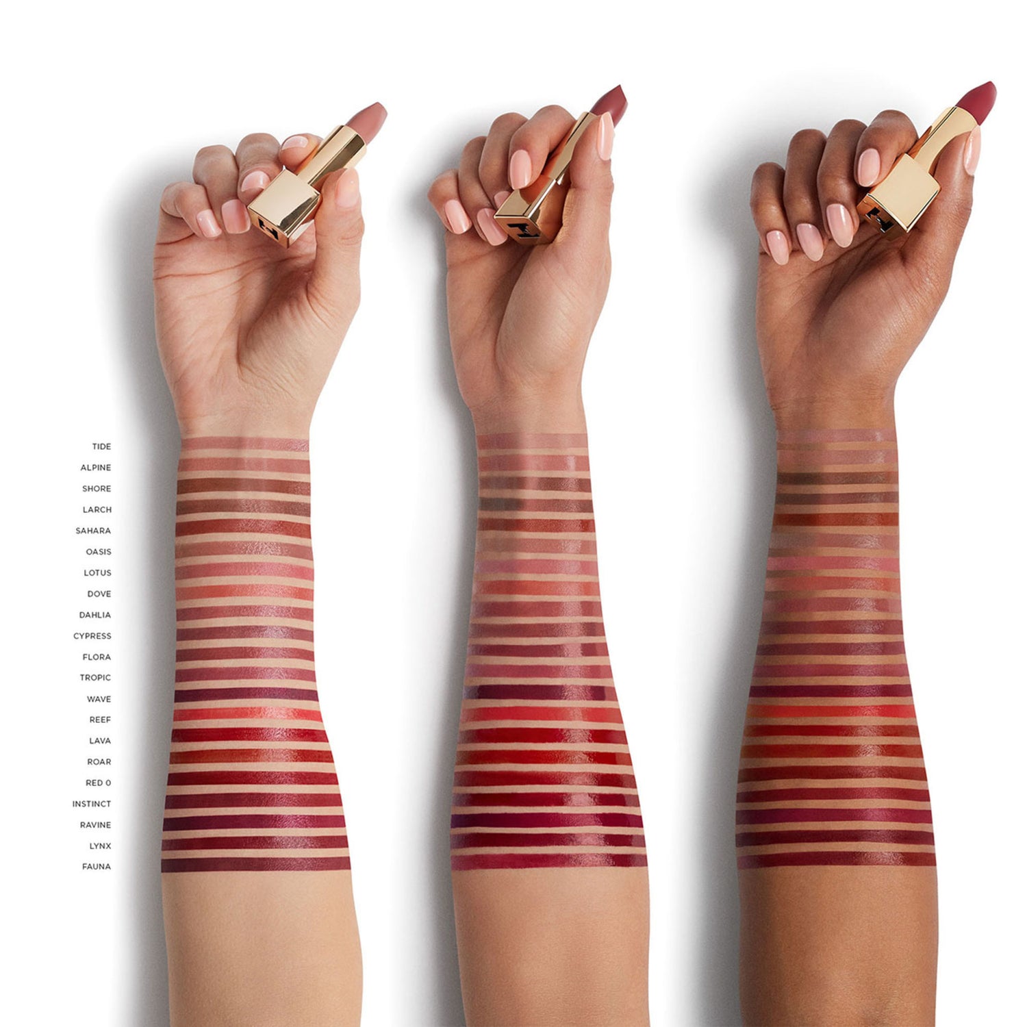 Hourglass Unlocked Satin Crème Lipstick .