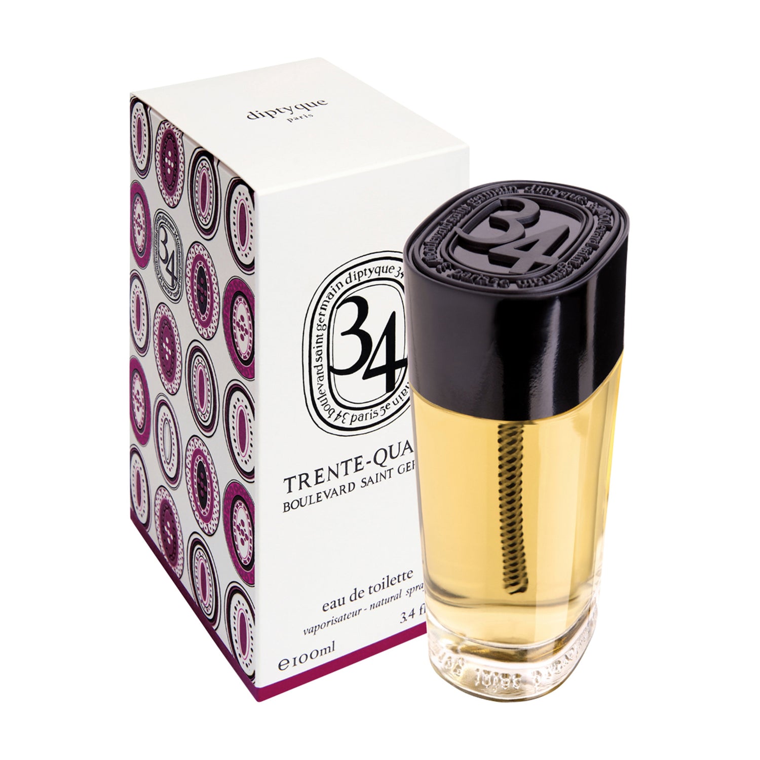 Diptyque 34 Boulevard Saint Germain Eau de Toliette box image.