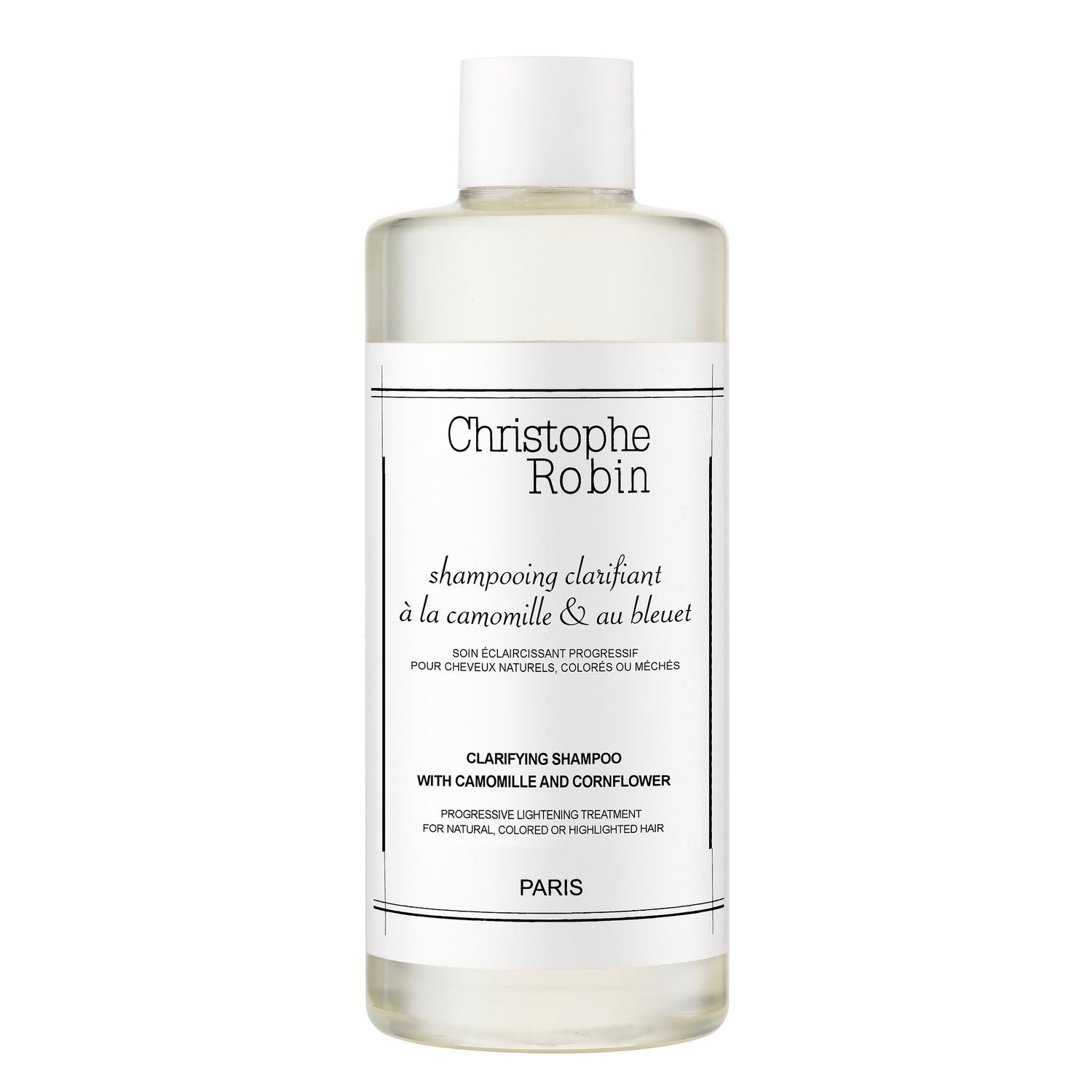 Christophe Robin Brightening Shampoo with Camomile and Cornflower main image.