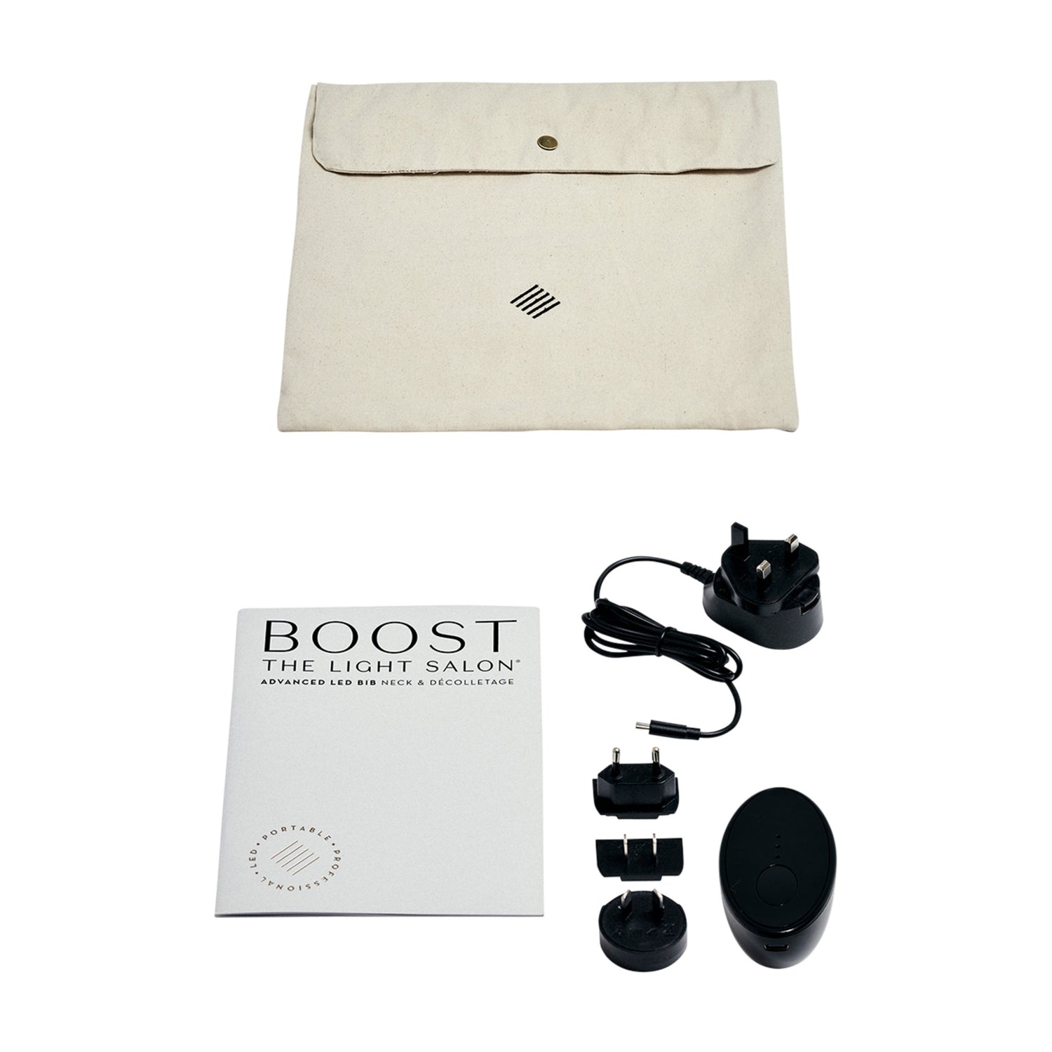 The Light Salon Boost LED Bib lifestyle image .