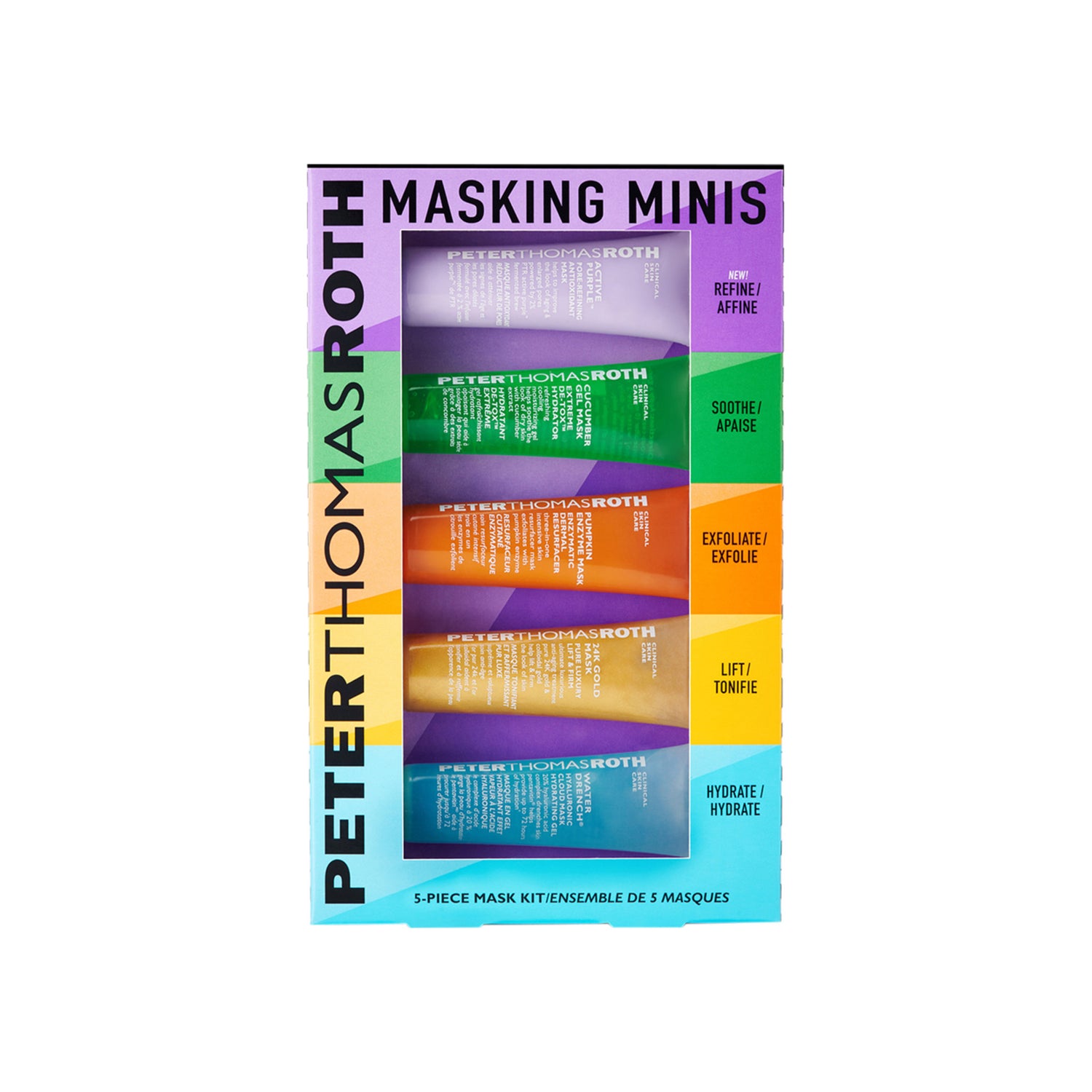 Peter Thomas Roth Masking Minis 5-Piece Mask Kit main image.