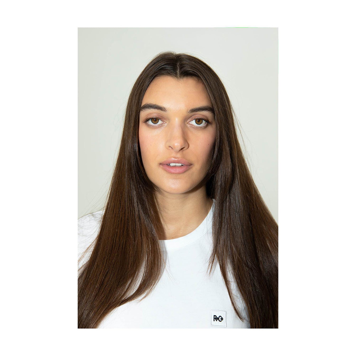 R+Co Television Perfect Hair Masque model image .