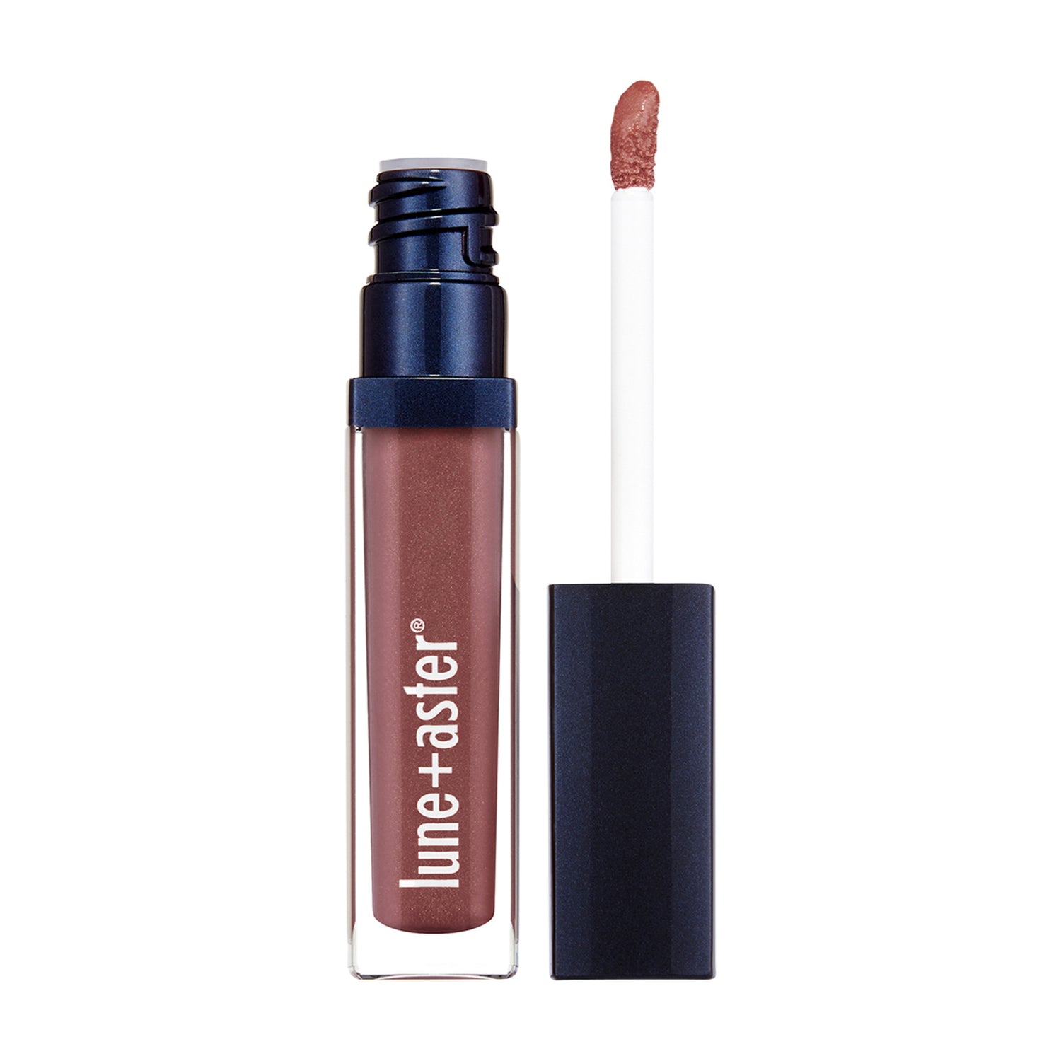 Lune+Aster Vitamin C+E Lip Gloss - Activist. This product is in the color nude