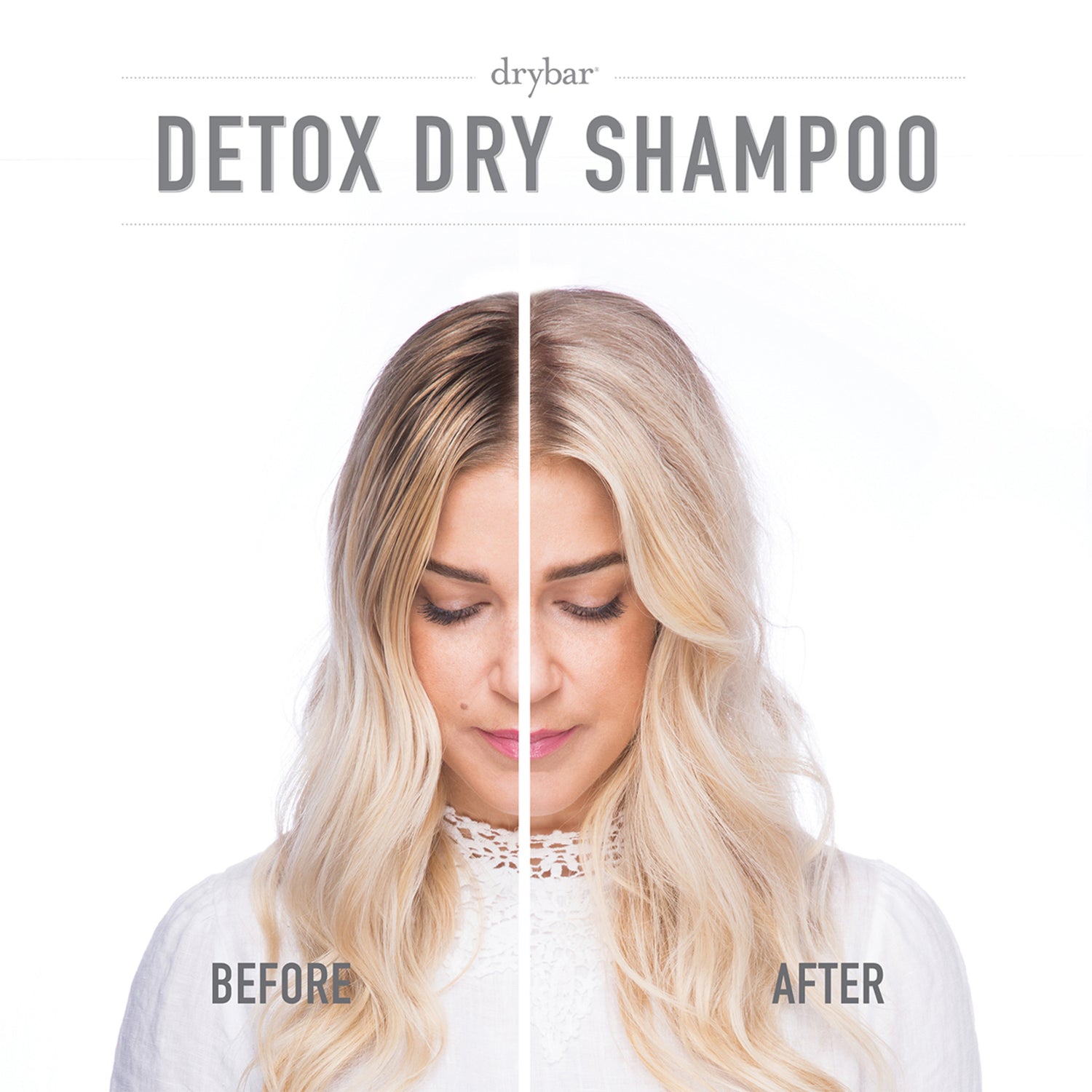 Drybar Detox Dry Shampoo (Lush) before and after image .