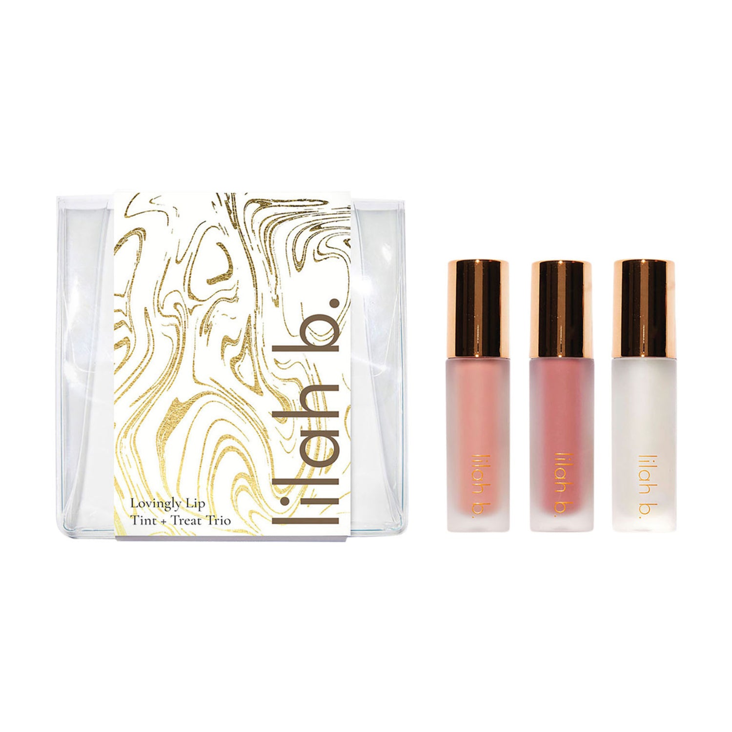 Lilah B. Lovingly Lip Tint+Treat Trio main image.