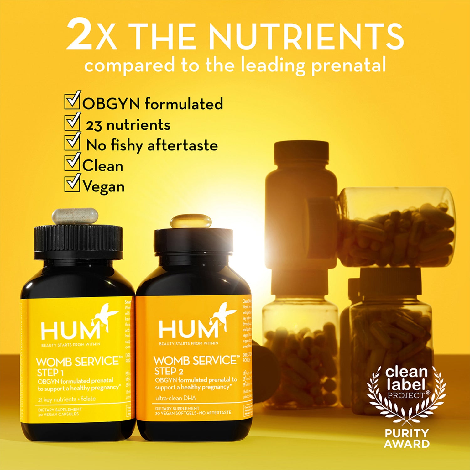 Hum Womb Service Step 1 and Step 2 Dietary Supplements lifestyle image .