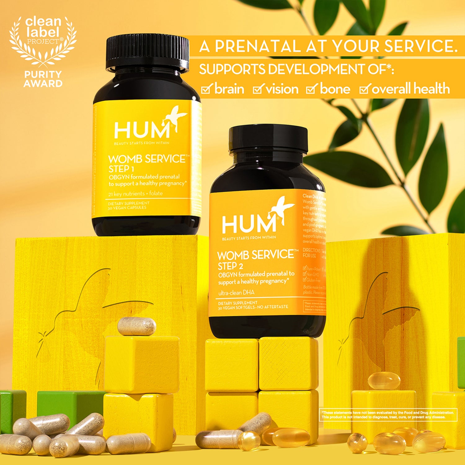 Hum Womb Service Step 1 and Step 2 Dietary Supplements infographics image 4 .