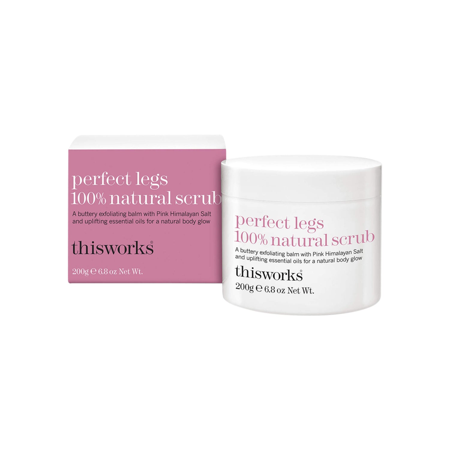 This Works Perfect Legs 100% Natural Scrub box image.