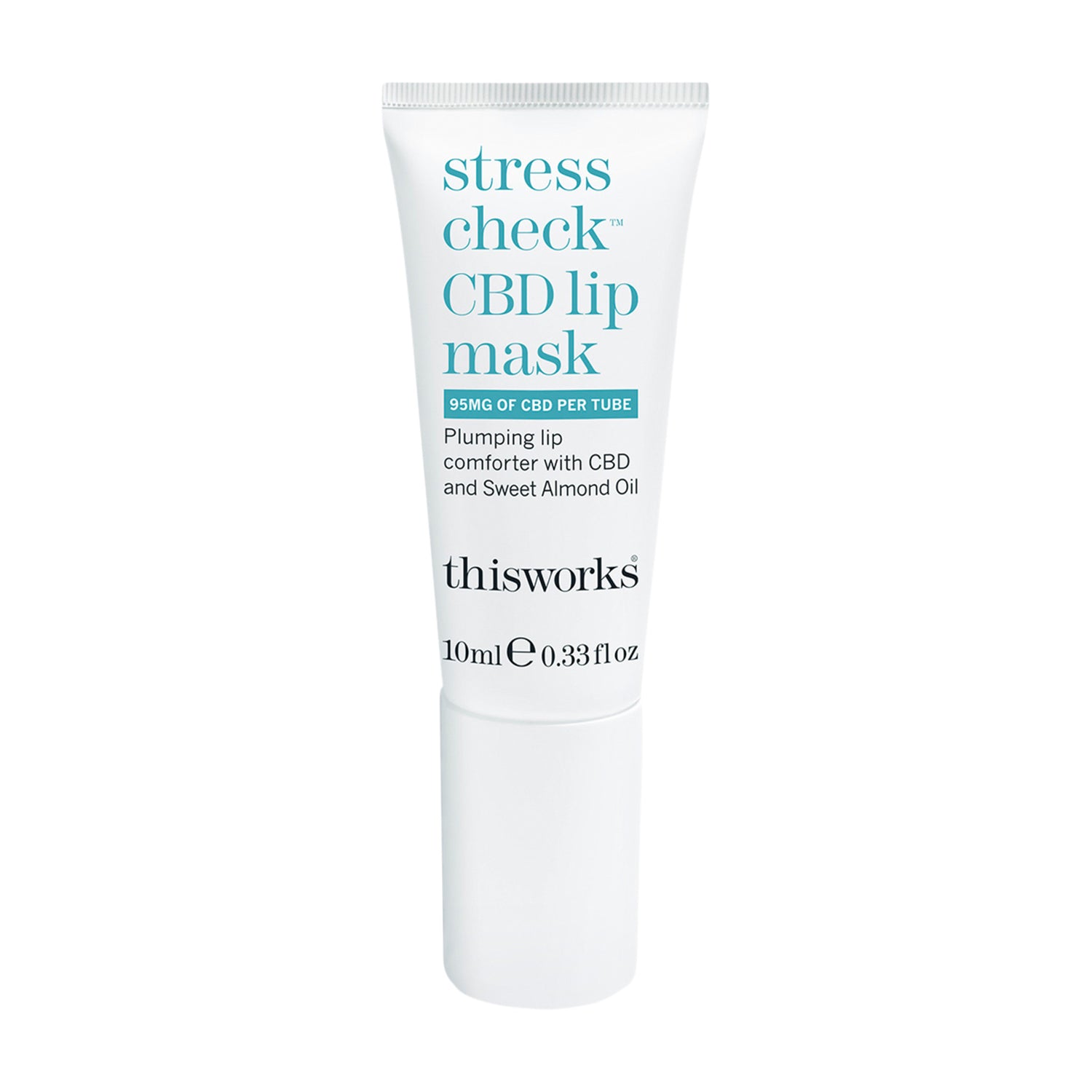 This Works stress check CBD lip mask main image.