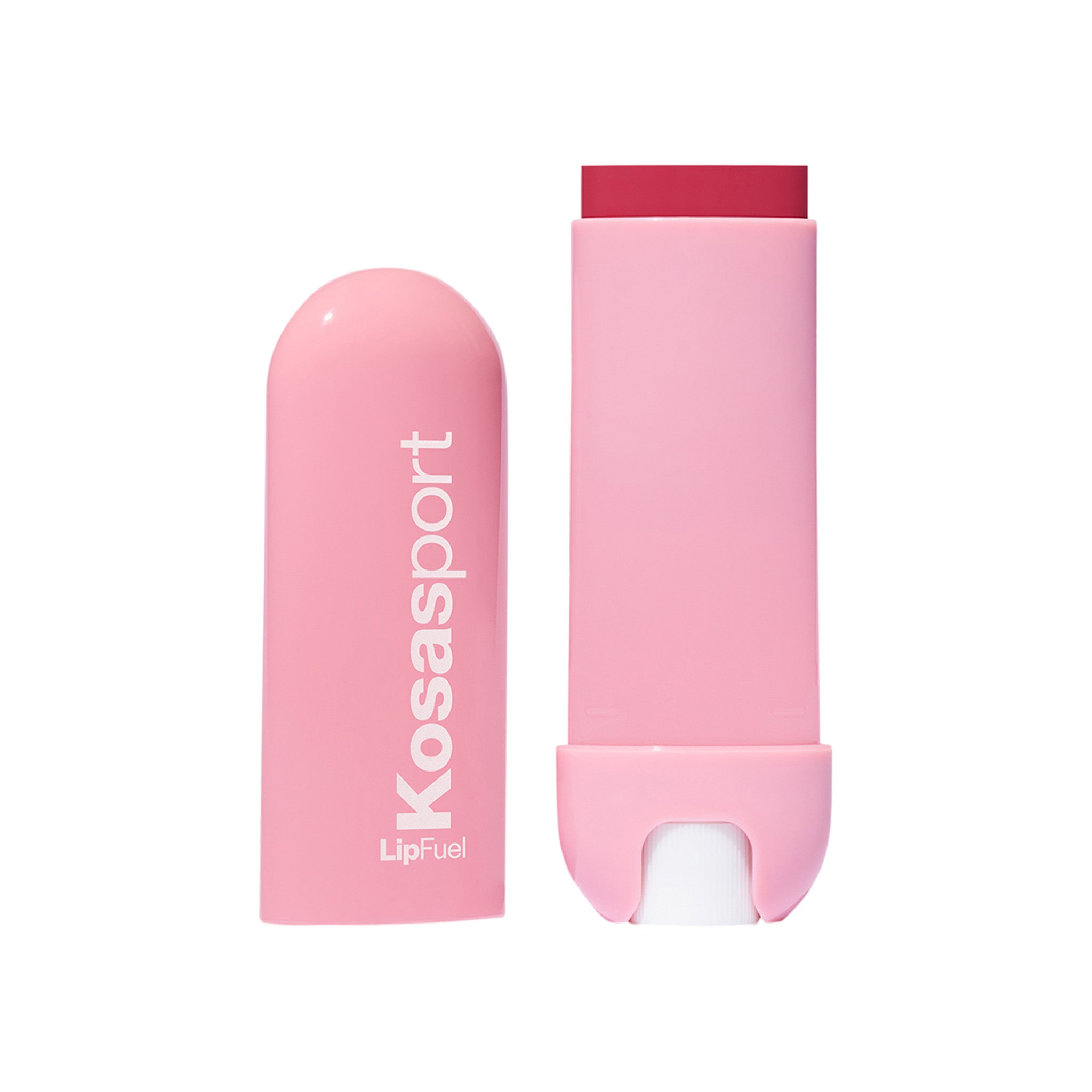 Kosas Kosasport LipFuel Hylauronic Lip Balm Color/Shade variant: Rush main image. This product is in the color pink