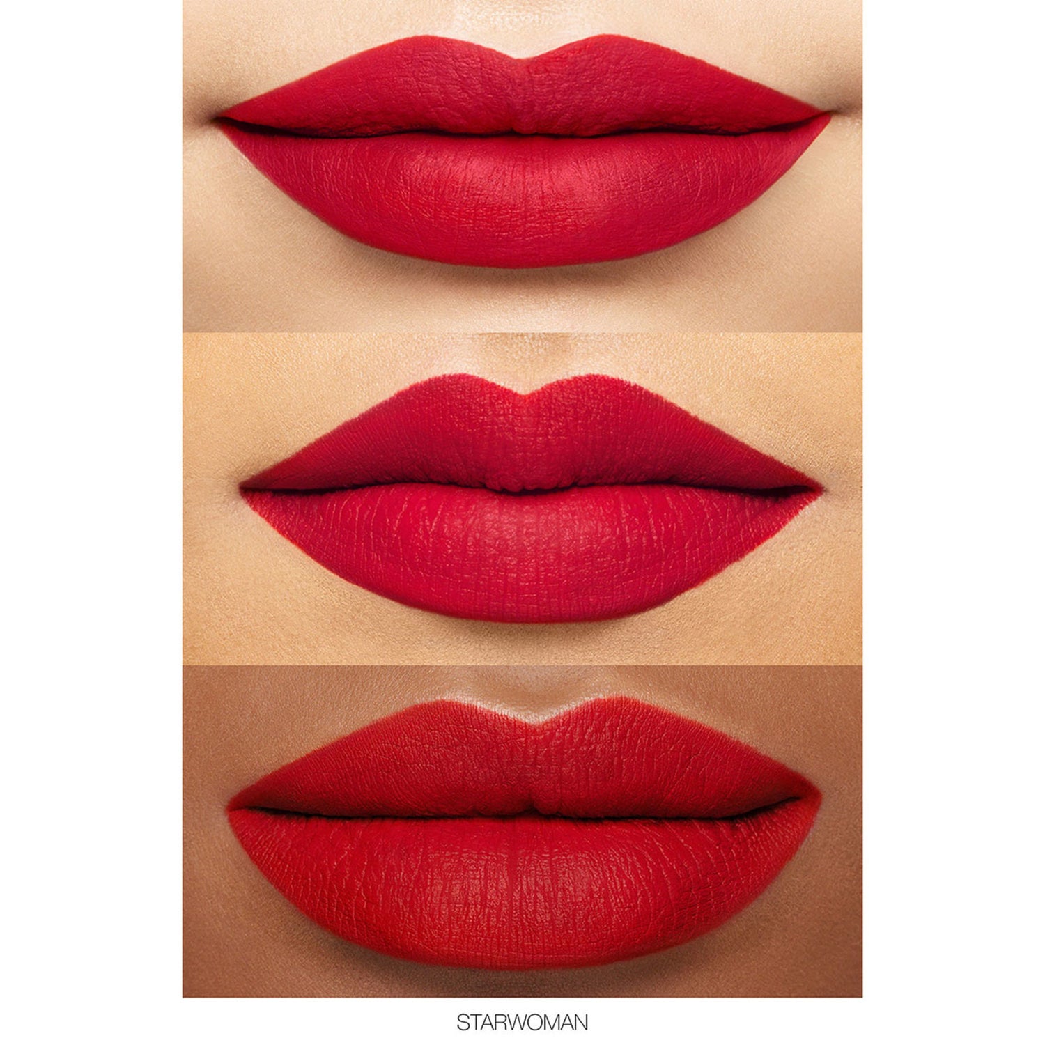Nars Powermatte Lip Pigment Color/Shade variant: Starwoman (Vivid blue red) model image . This product is in the color red
