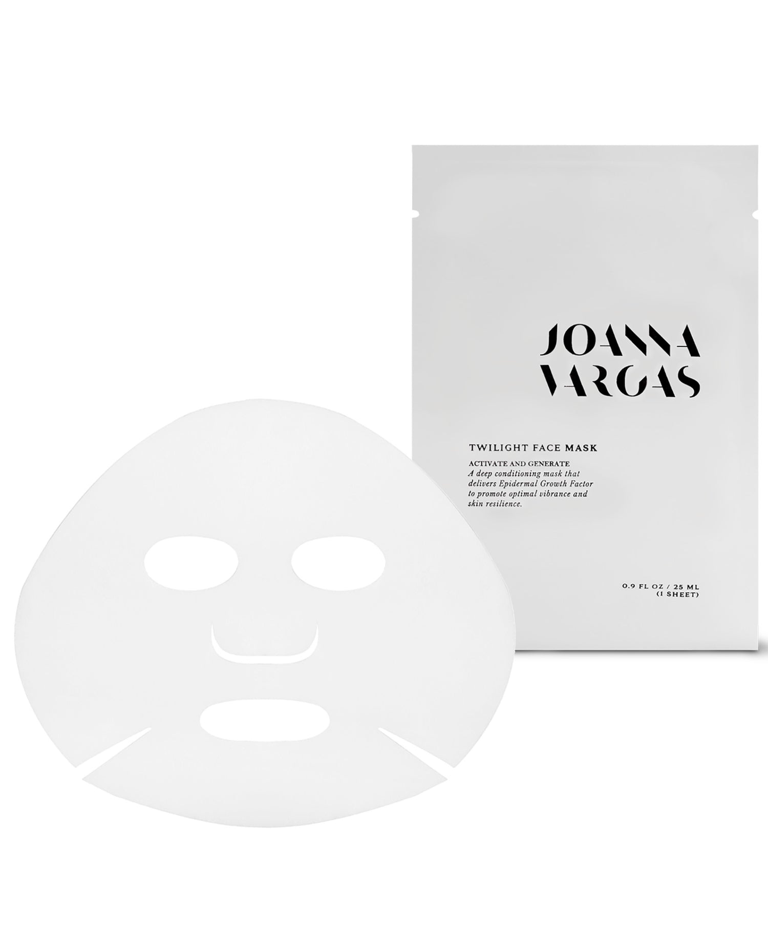 Joanna Vargas Twilight Sheet Mask Size variant: 5 Treatments open container image.