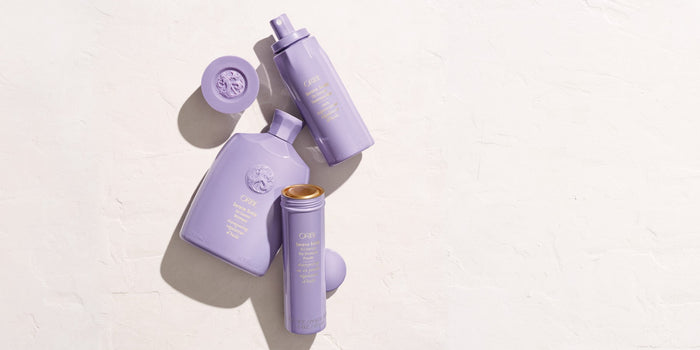 oribe products on cream background