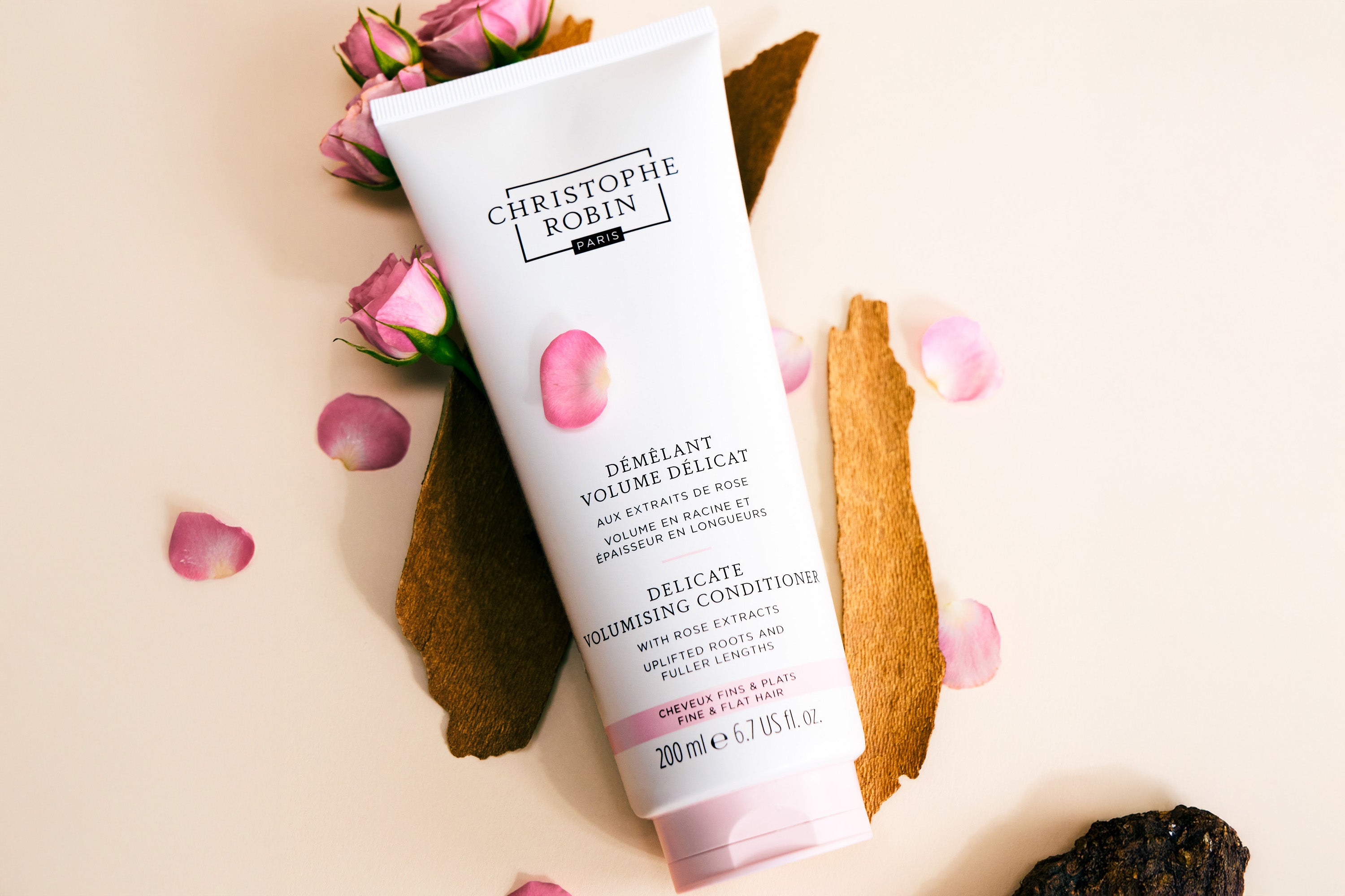 Christophe Robin Delicate Volumising Conditioner with Rose