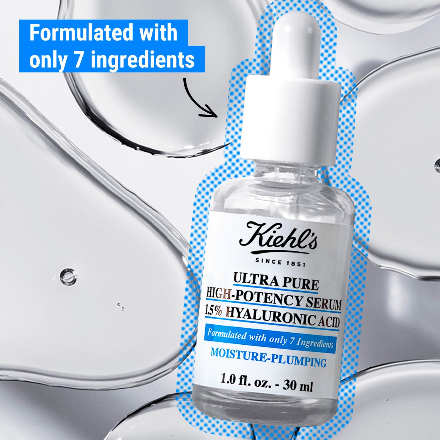 Kiehl's Since 1851 Ultra Pure High-Potency 1.5% Hyaluronic Acid Serum