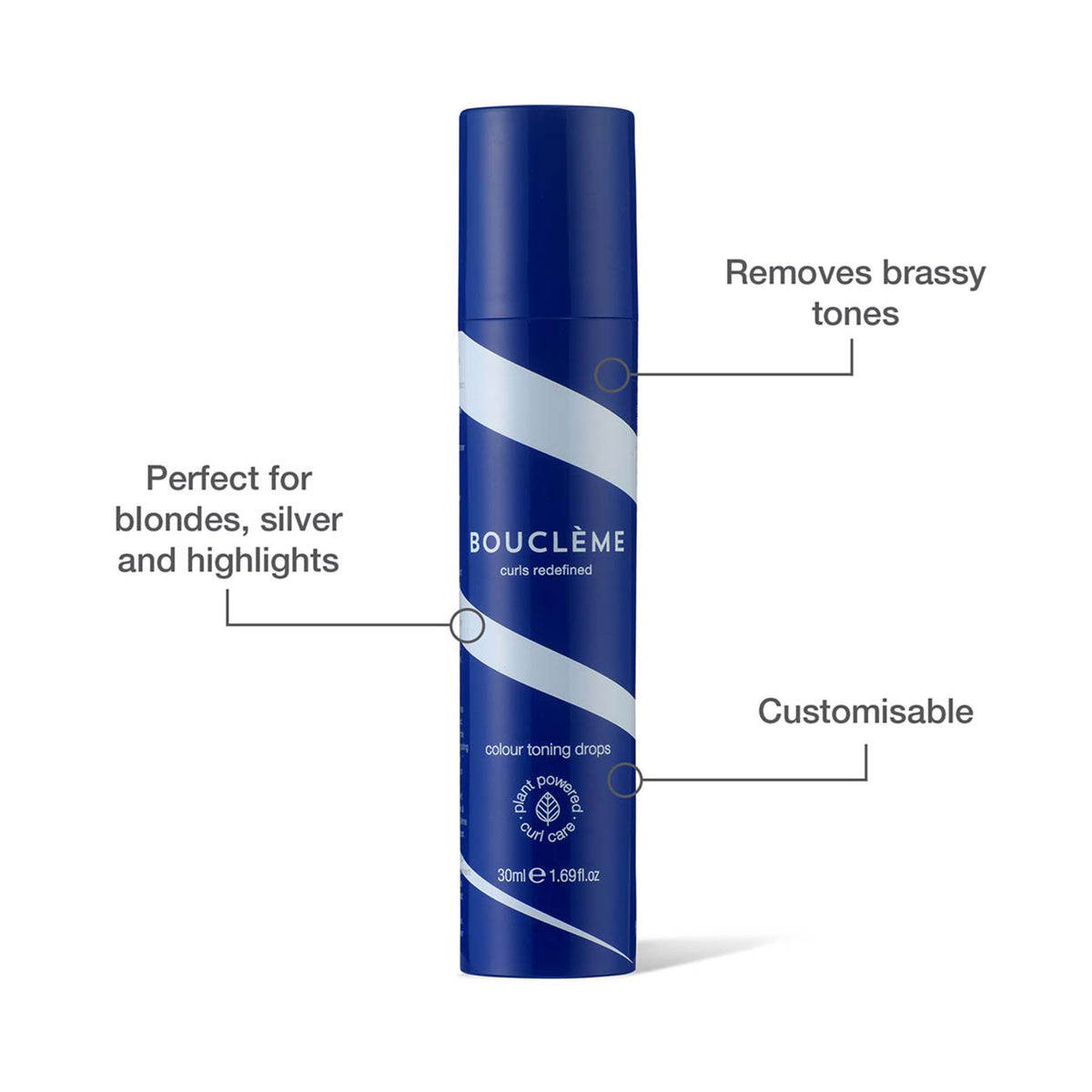 Bouclème Colour Toning Drops . This product is for blonde hair