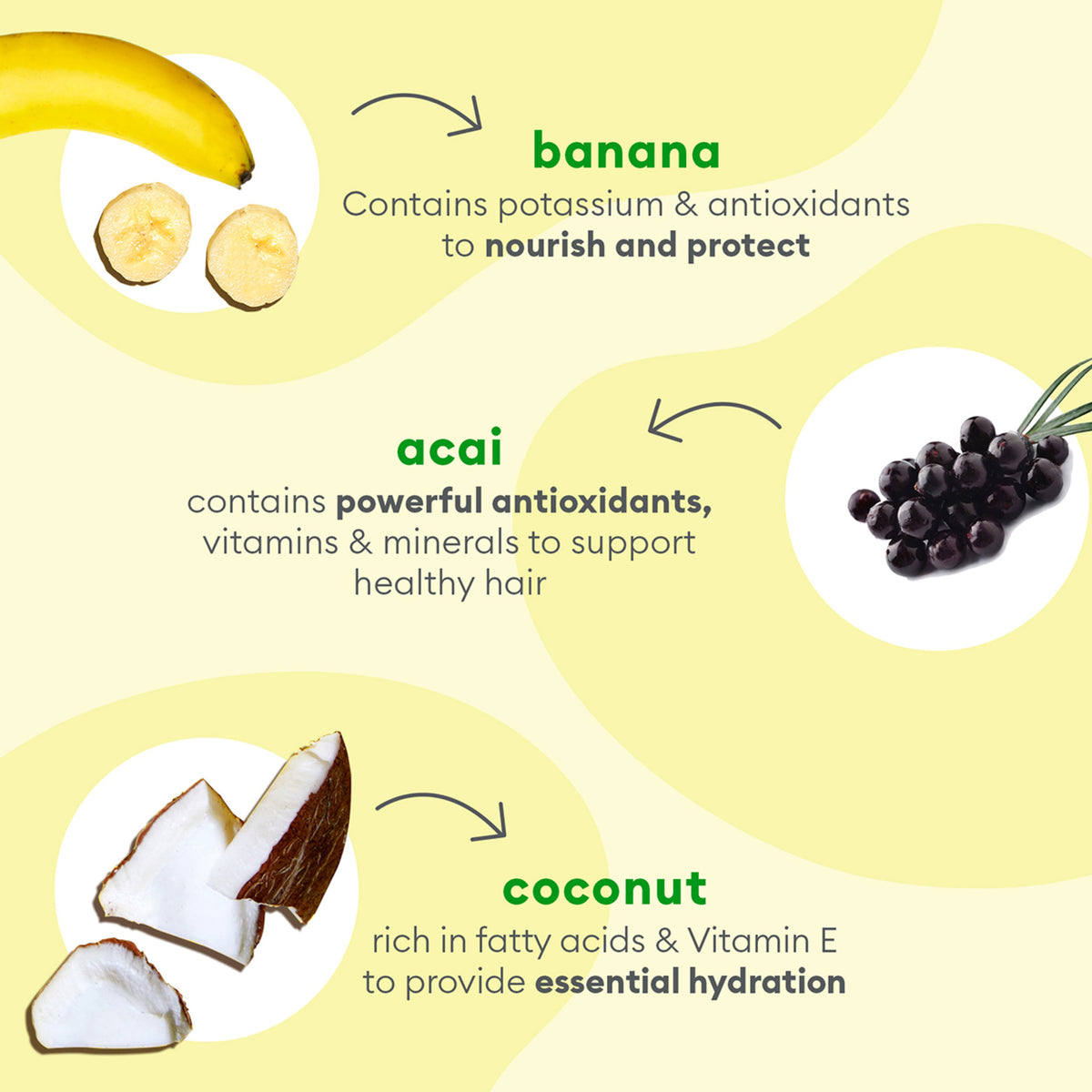 Briogeo Superfoods Banana and Coconut Nourishing Shampoo and Conditioner  .