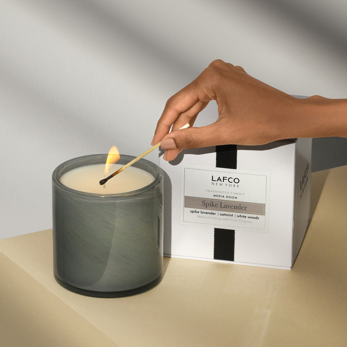 Lafco Spike Lavender Signature Candle .