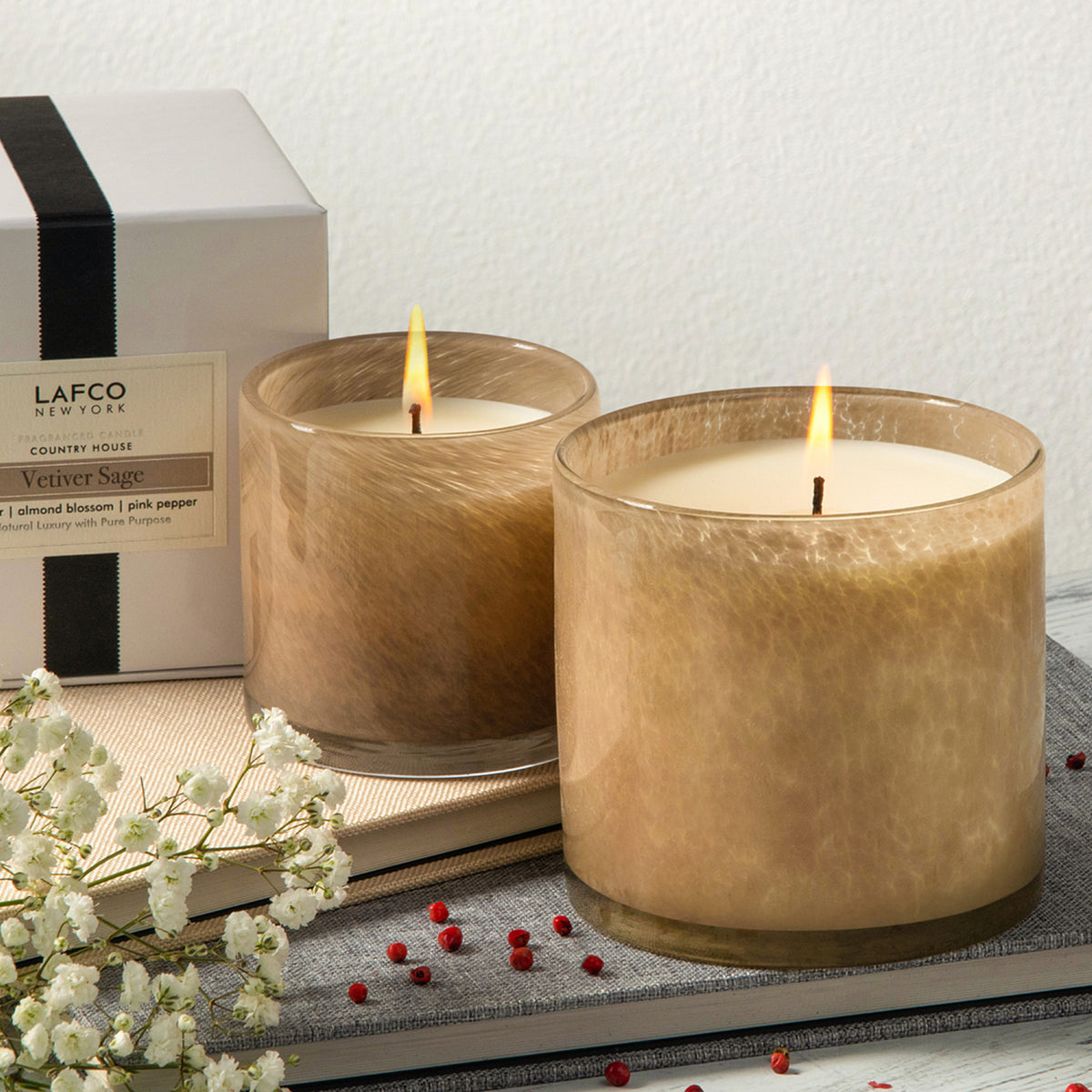 Lafco Vetiver Sage Signature Candle .