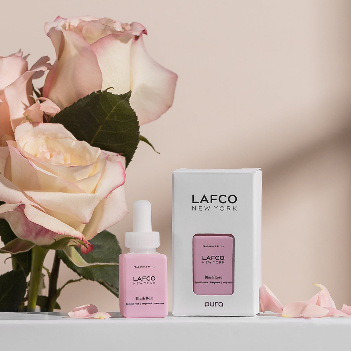 Lafco Pura Blush Rose Fragrance Refill .