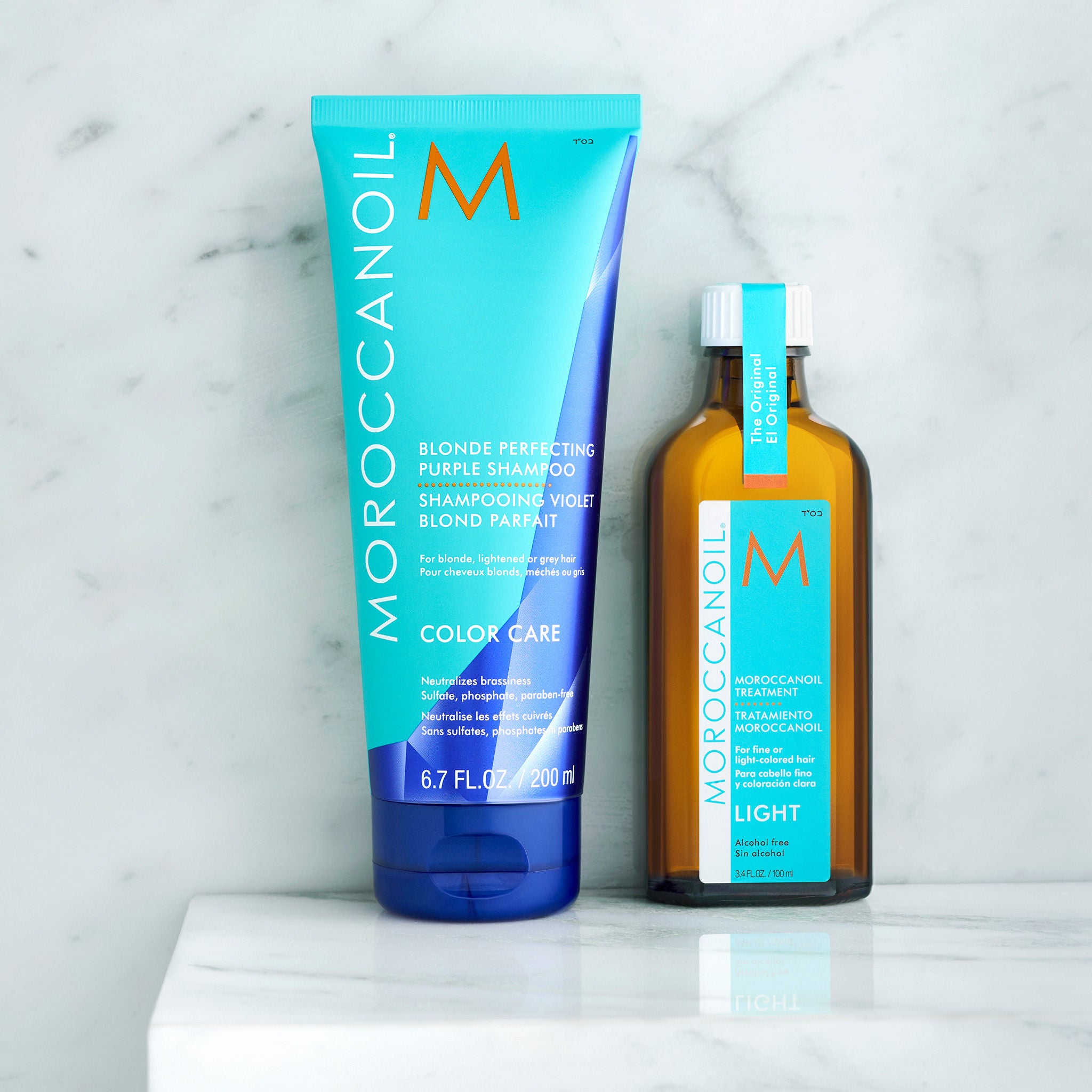 MOROCCANOIL Purple popular Shampoo & Conditioner - 1L each