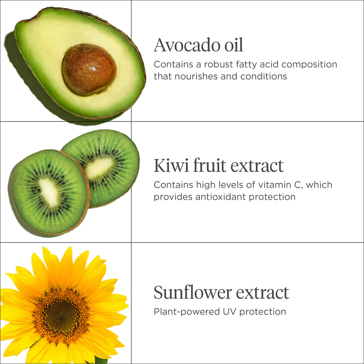 Briogeo Superfoods Avocado and Kiwi Mega Moisture 3-in-1 Leave-In Conditioner, Detangler and UV Protection Spray .