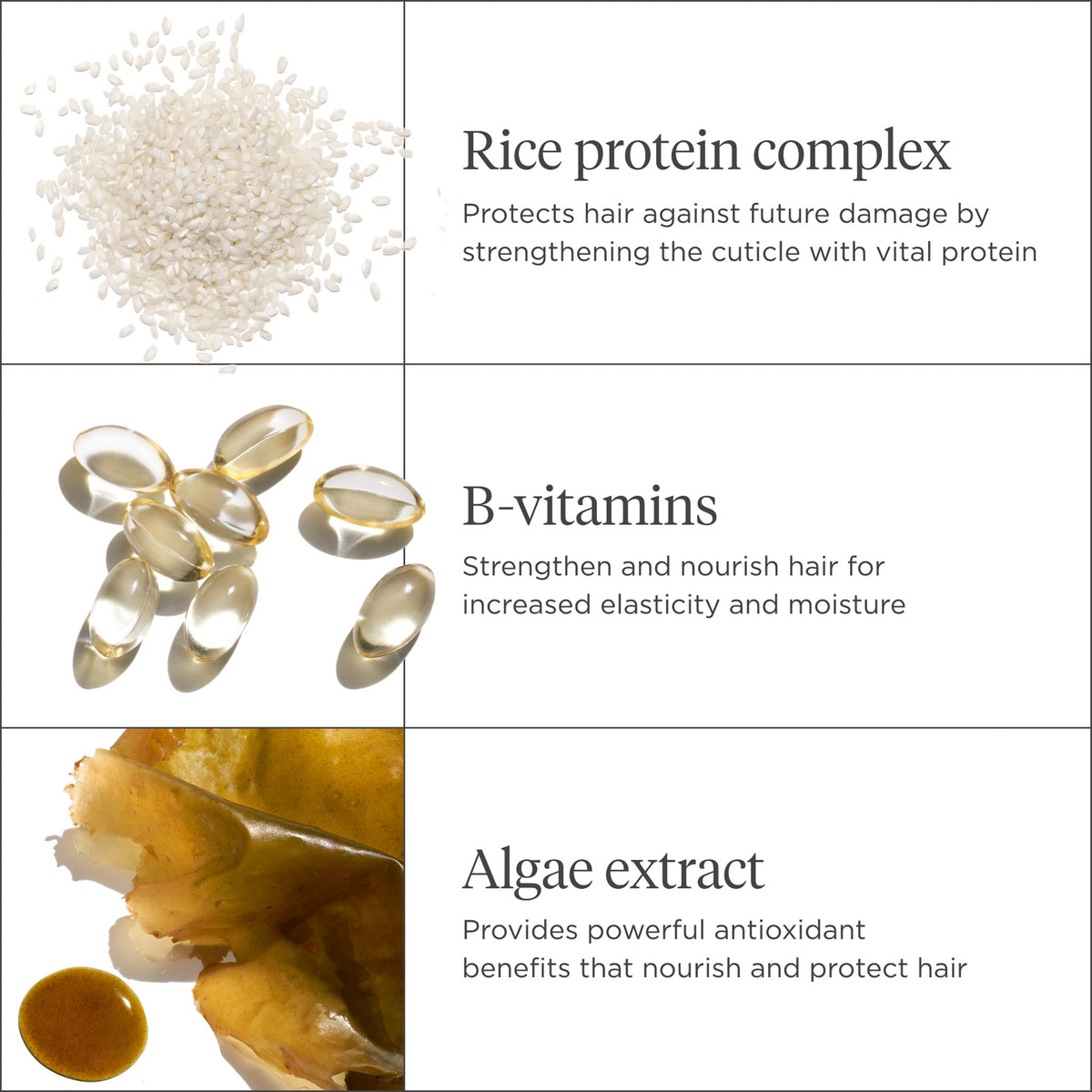 Briogeo Don’t Despair, Repair! Rice Water Protein and Moisture Strengthening Hair Treatment  .