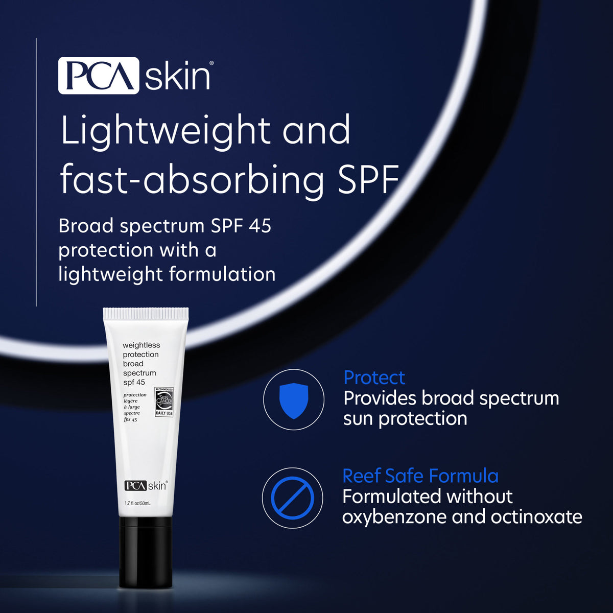 PCA Skin Weightless Protection Broad Spectrum SPF 45 .